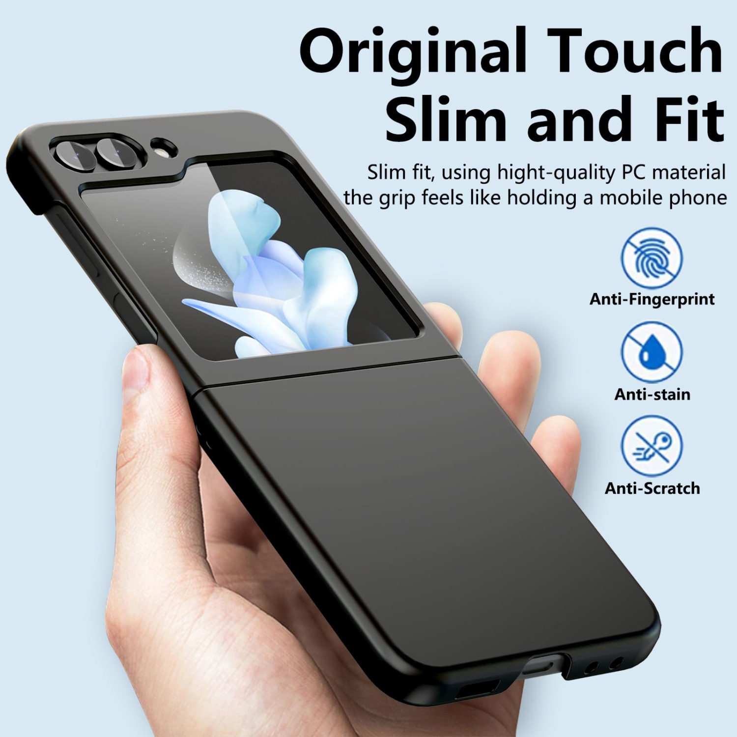 Samsung Galaxy Z Flip 5 Case: Shockproof Protective Phone Case for Galaxy Z Flip 5 5G