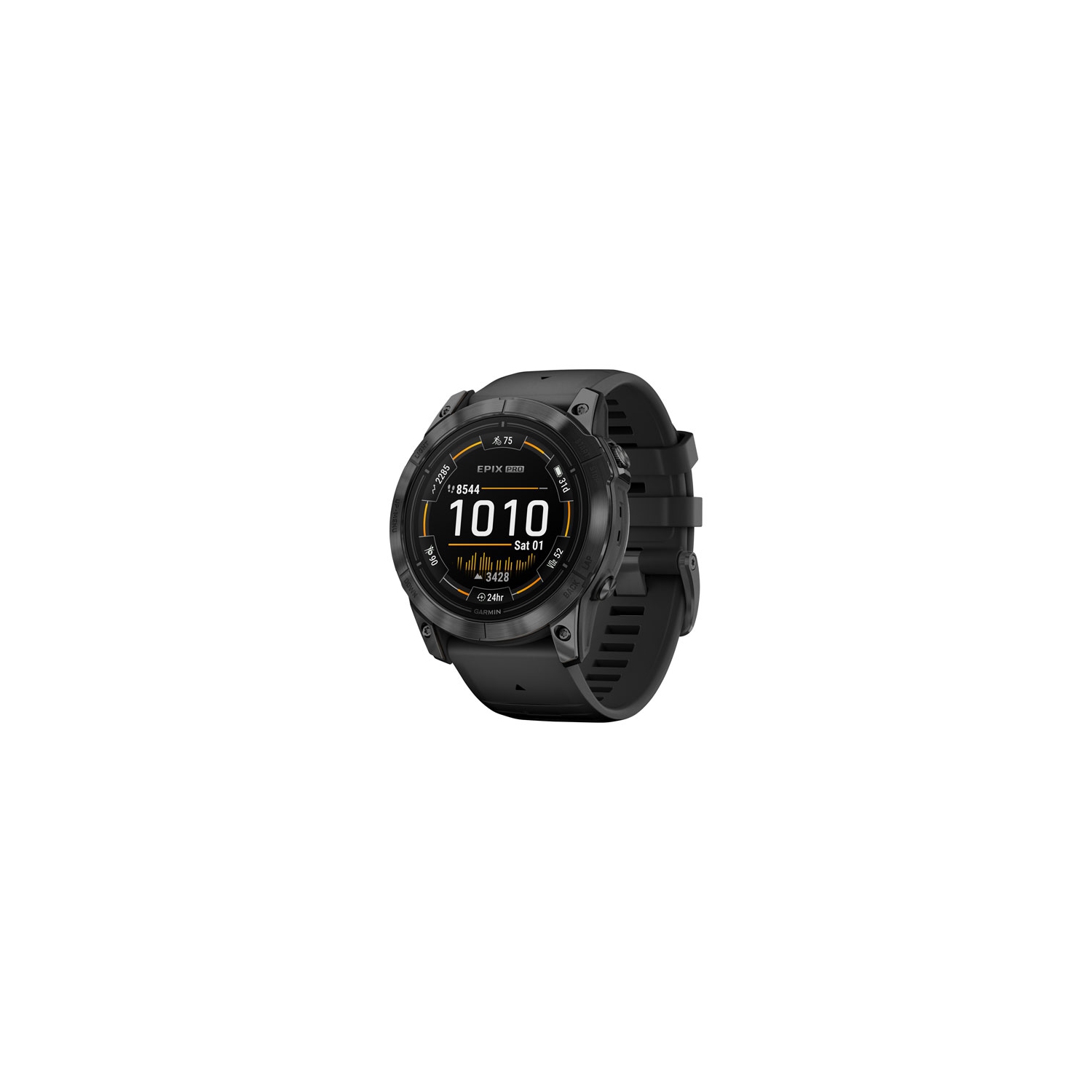 Garmin Epix Pro 51mm GPS Watch with Heart Rate Monitor - Medium/Large - Black