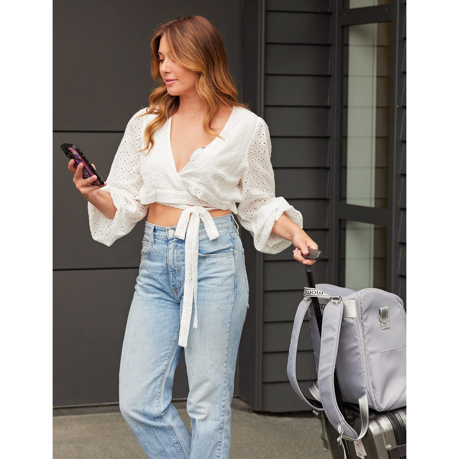 Tire-lait tout-en-un M5 de MomCozy, Tire-lait portable double mains libres à 3 modes et 9 niveaux, 24&nbsp;mm