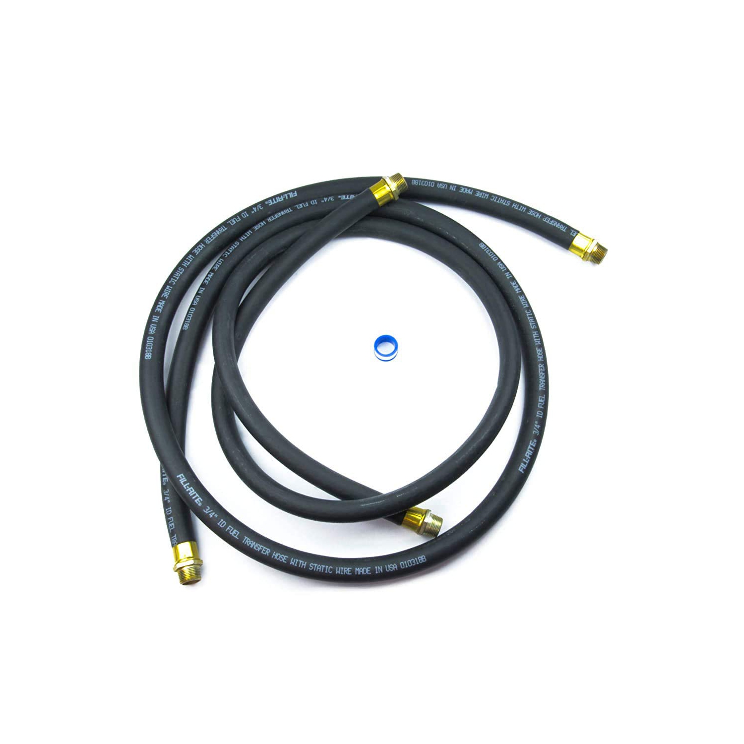 Fill-Rite RD812NP 8 GPM 12V Portable Fuel Transfer Pump with Manual Nozzle, Discharge Hose, Suction Pipe, and Power Cord