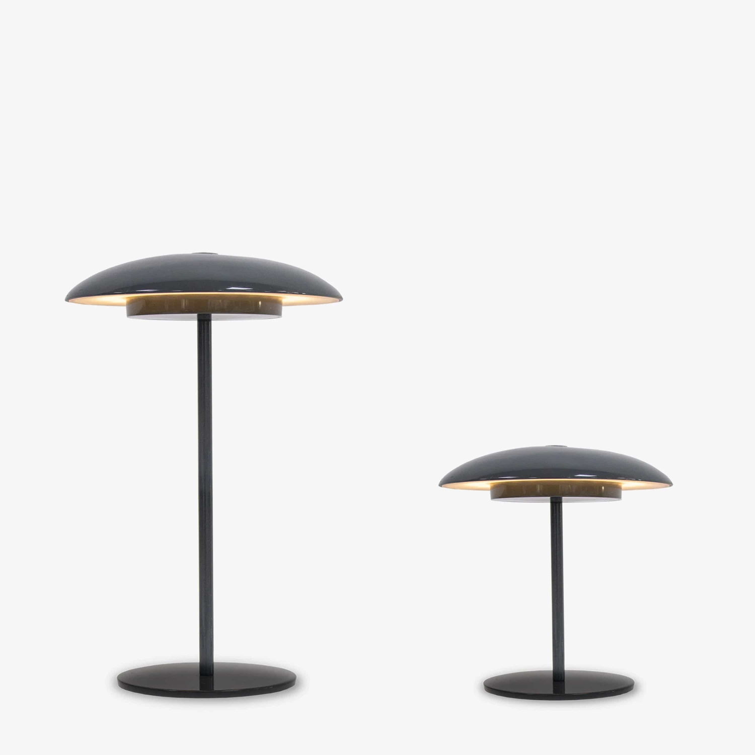 Newgarden Sardinia 30 Portable LED Adjustable Height Table Lamp, Anthracite