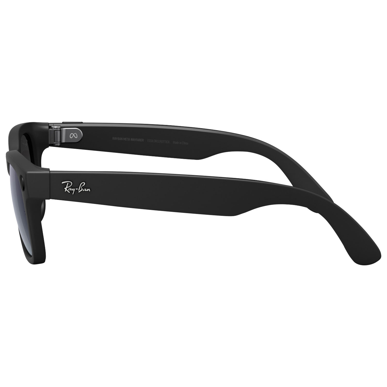 Ray-Ban | Meta Wayfarer Glasses with AI, Photo, Video, Audio & Messaging - Matte Black/Polarized Gradient Graphite