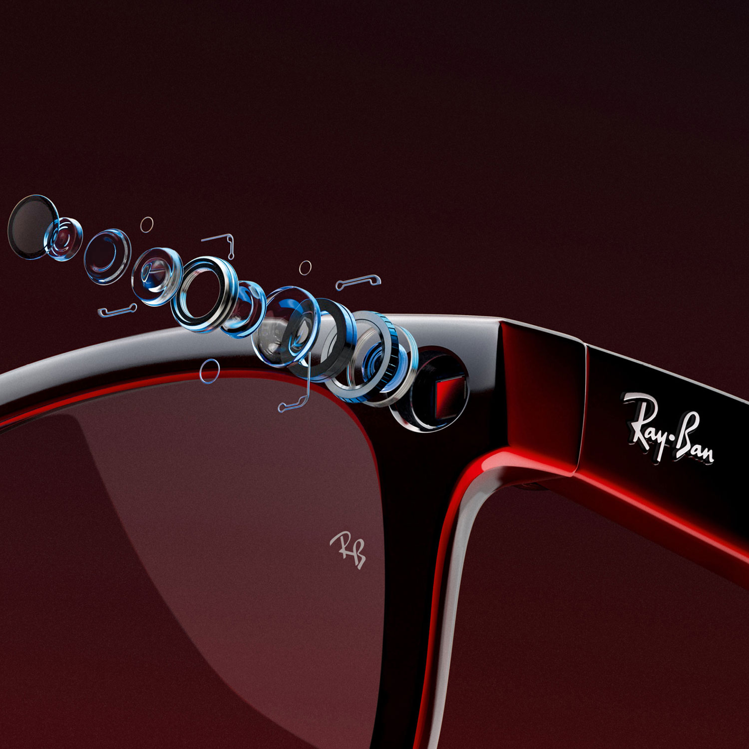 Ray-Ban, Meta Wayfarer Smart Glasses with Photo, Video & Audio - Matte  Black/Polarized Gradient Graphite - Large