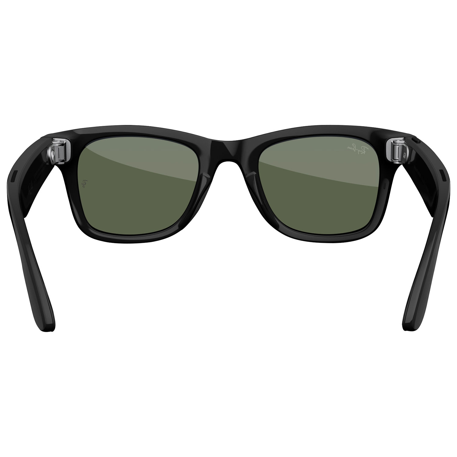 Ray-Ban | Meta Wayfarer Glasses with AI, Photo, Video, Audio & Messaging - Shiny Black/G-15 Green