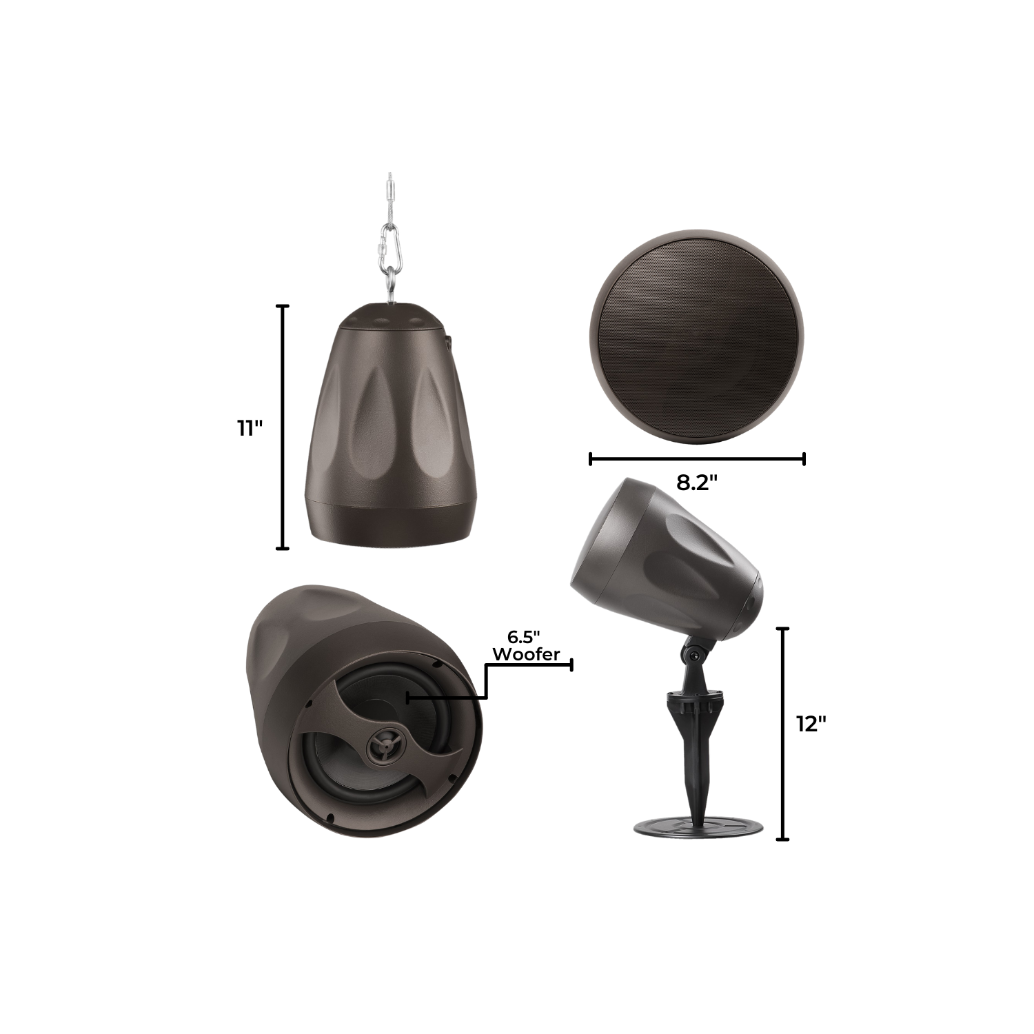 OSD Forza 6, 6.5" In/Outdoor Pendant Speaker