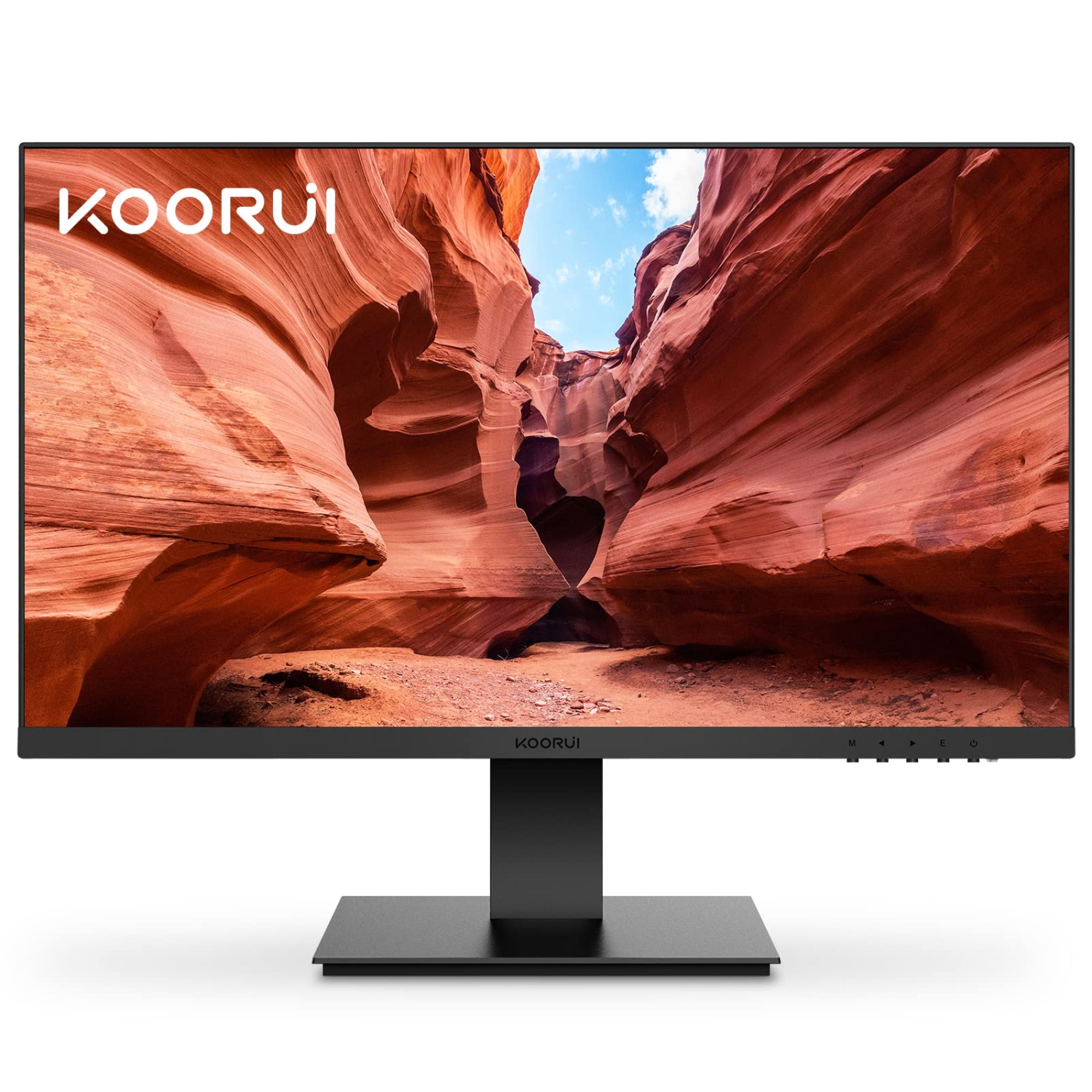 Moniteur d'ordinateur professionnel de 24 po de KOORUI avec écran va HD intégrale de 1920 x 1080p et rapport de contraste 75&nbsp;Hz 3000:1
