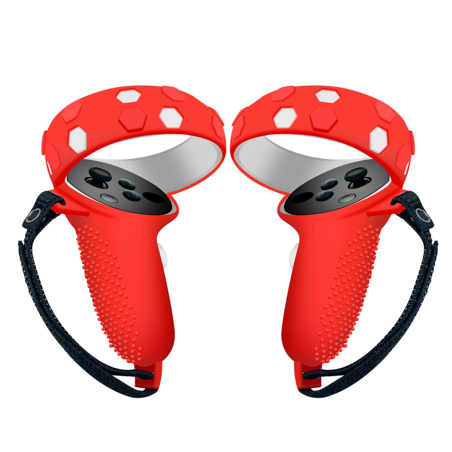 VR Silicone Cover Accessories, 7-in-1 Silicone Shell Cover Protective for Oculus Quest 2, with Touch Handle Cover, VR Headset Shell, Disposable VR