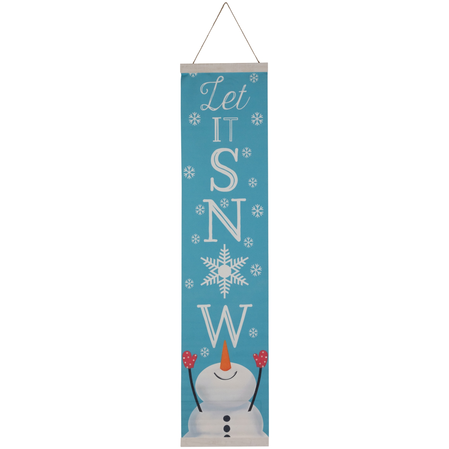Affiche de Noël Let It Snow de 43 po