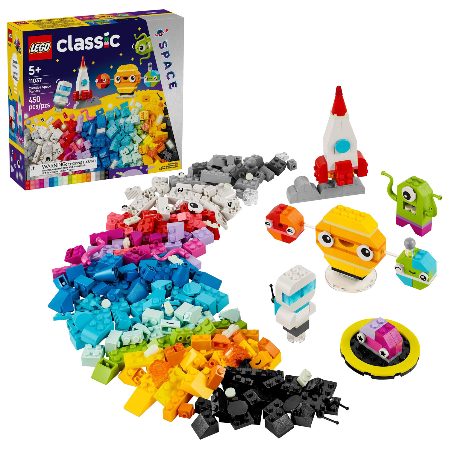 LEGO Classic: Creative Space Planets - 450 Pieces (11037)