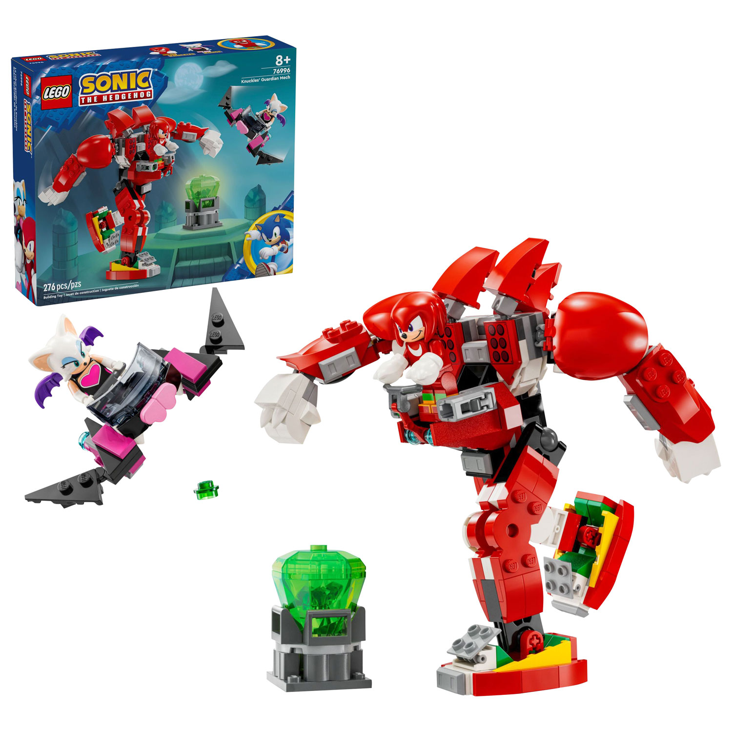 LEGO Sonic the Hedgehog: Knuckles’ Guardian Mech - 276 Pieces (76996)