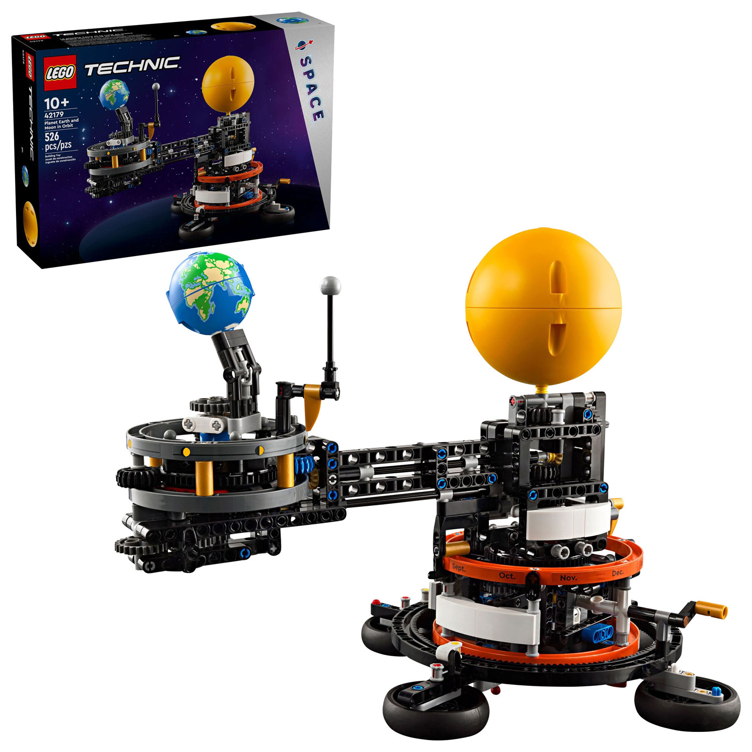 LEGO Technic: Planet Earth & Moon in Orbit Space Toy Set - 526 Pieces (42179)