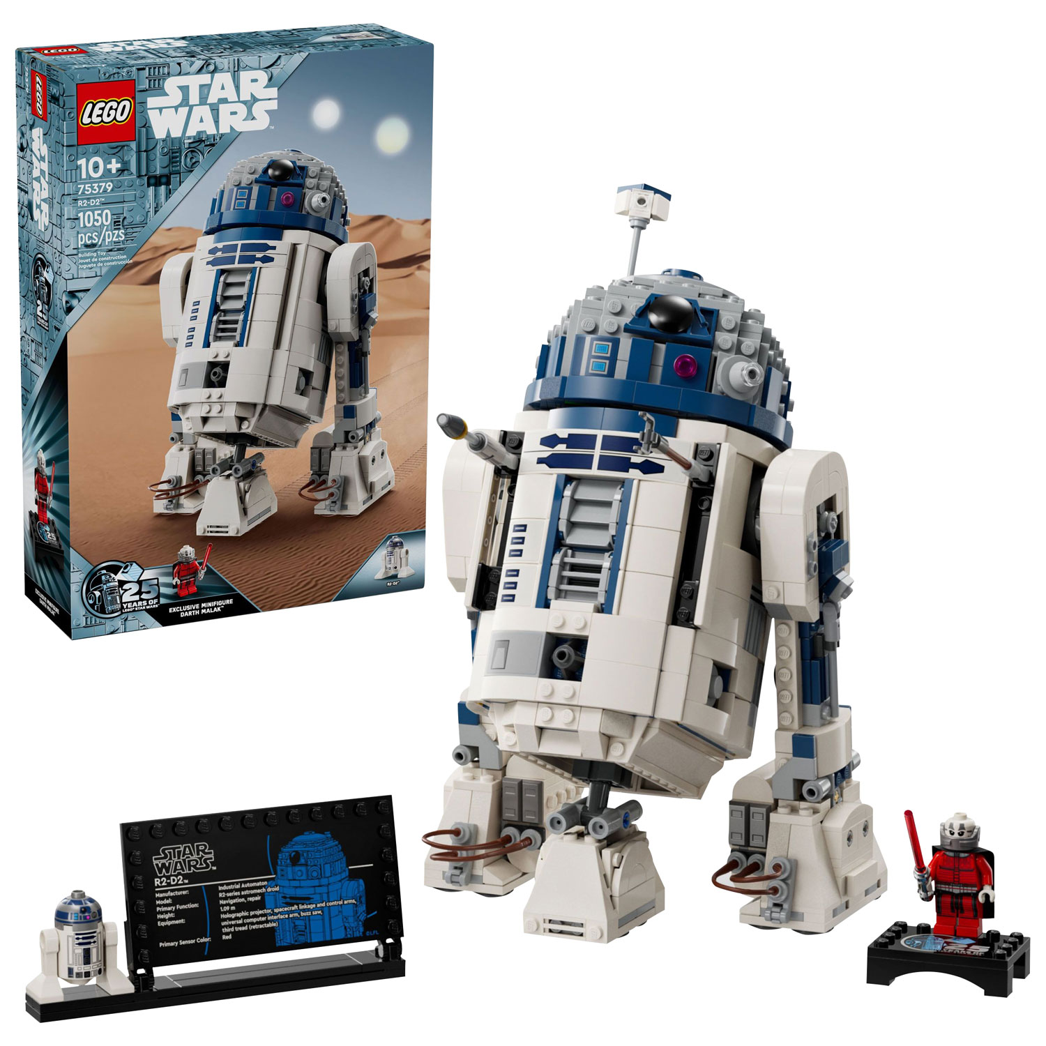 LEGO Star Wars: R2-D2 Toy Figure - 1050 Pieces (75379)