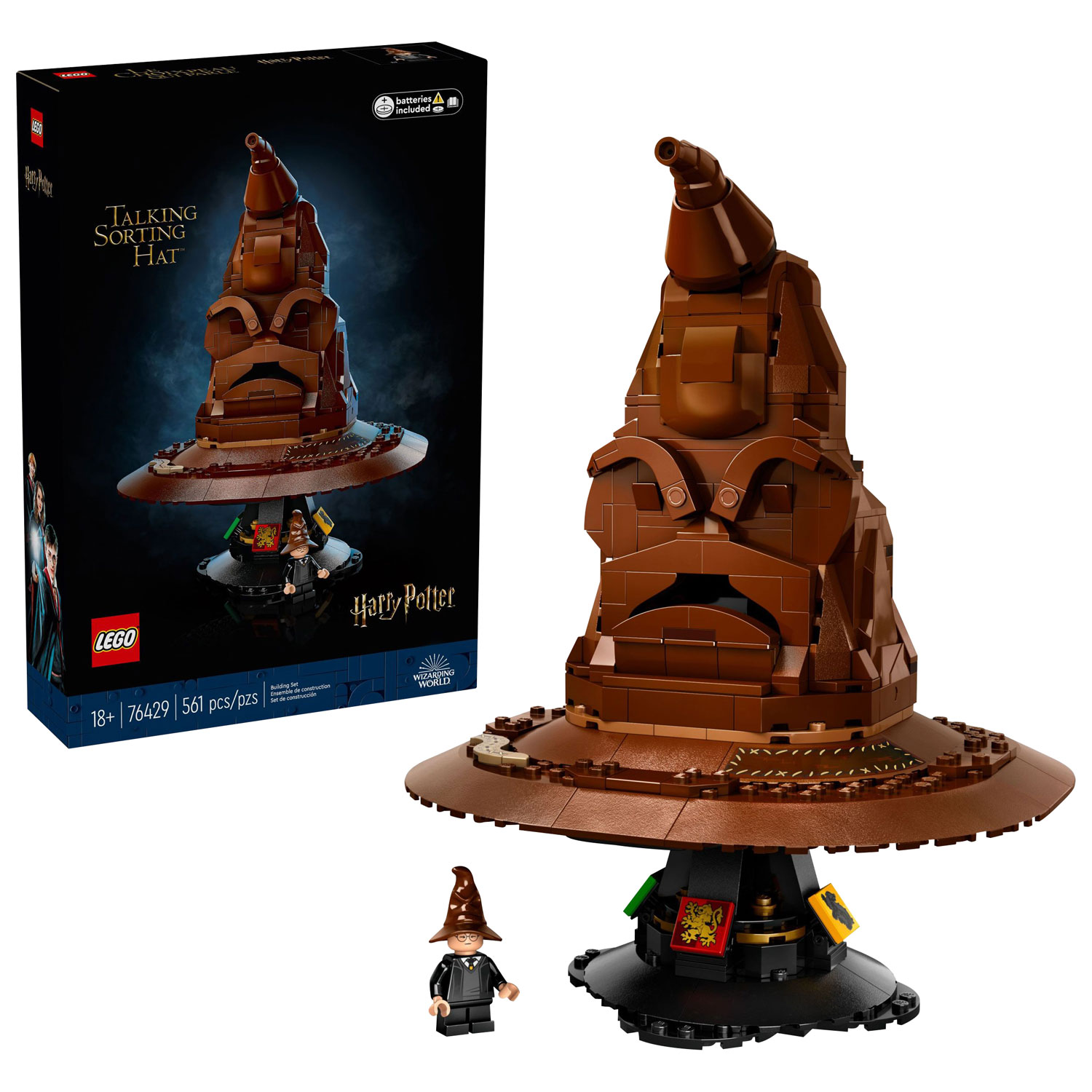 LEGO Harry Potter: Hogwarts Talking Sorting Hat Playset - 561 Pieces (76429)