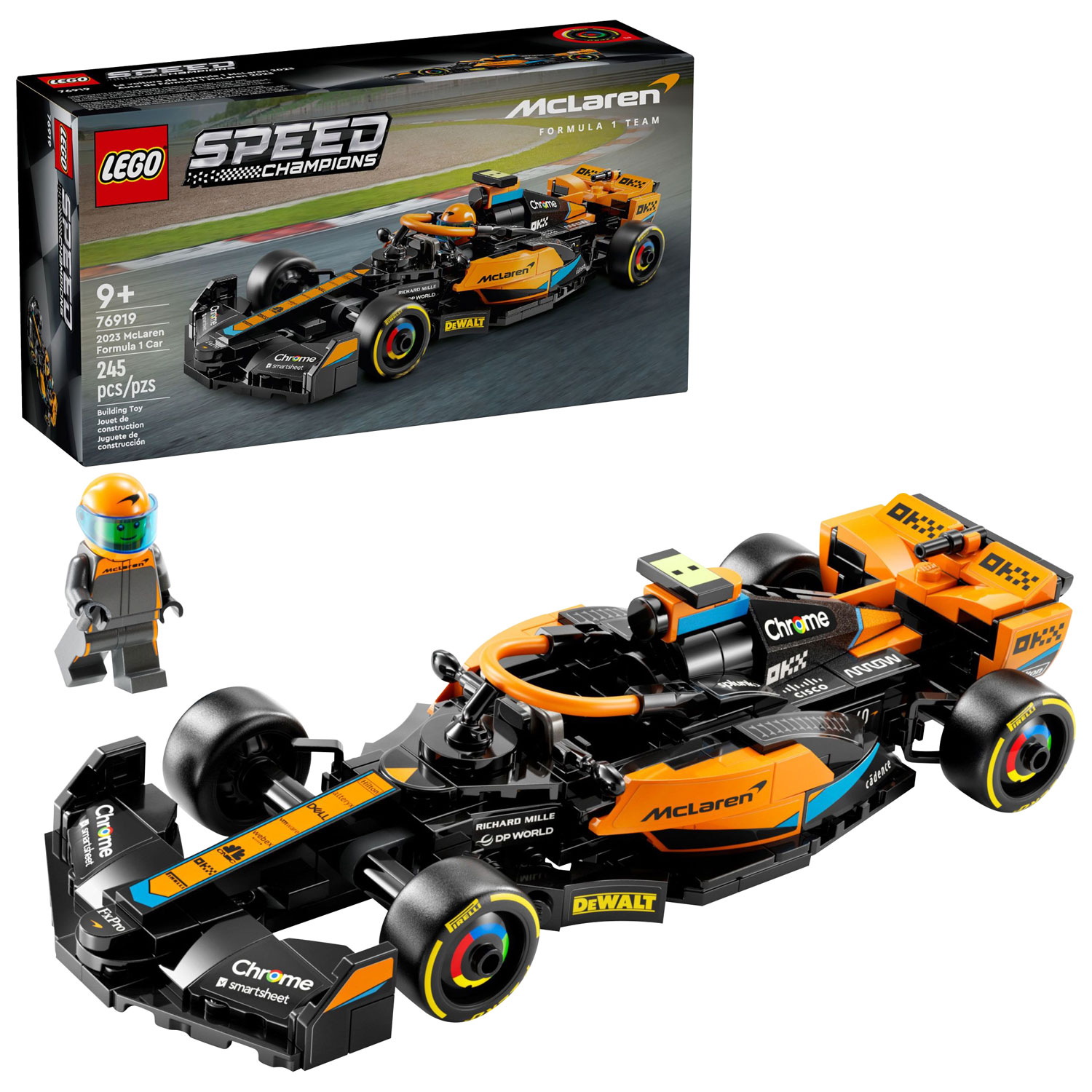 LEGO Speed Champions: 2023 McLaren Formula 1 Race Car - 245