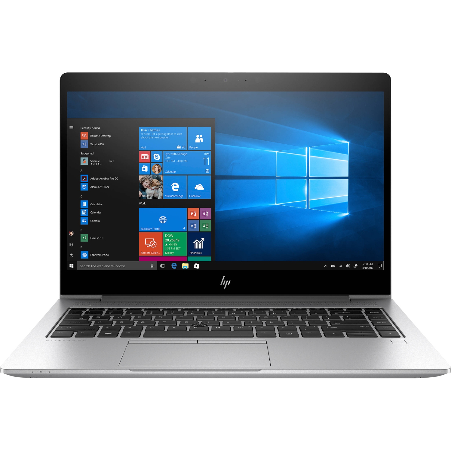 Refurbished (Good) - HP EliteBook 840 G6 14" Notebook Intel i5-8365U 16 GB DDR4 256 GB SSD Windows 10 Pro 64-Bit