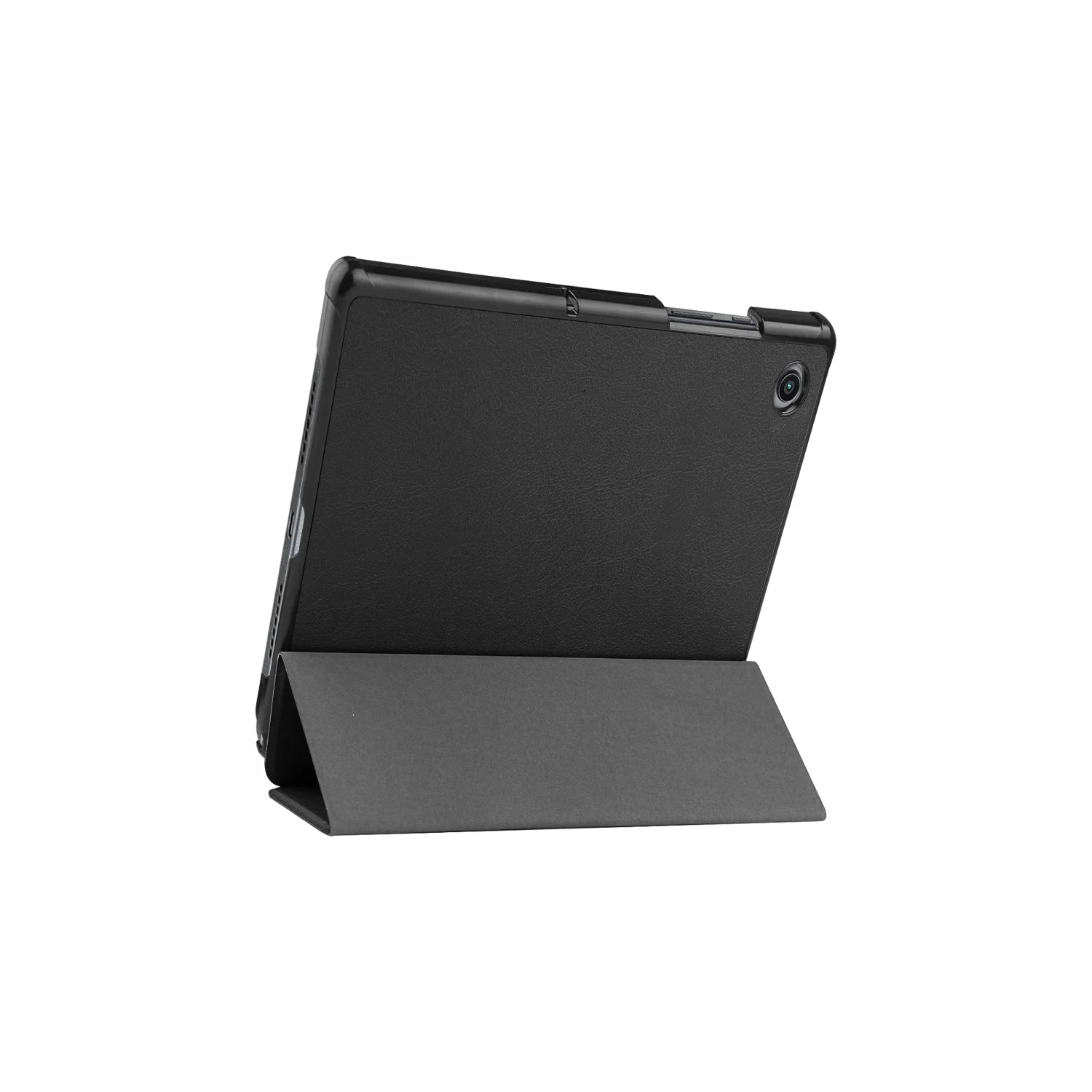 "Samsung Galaxy Tab A8 10.5 Inch Tablet Case - Slim PU Leather Smart Cover with Foldable Stand, Lightweight Tablet Shell, Black
