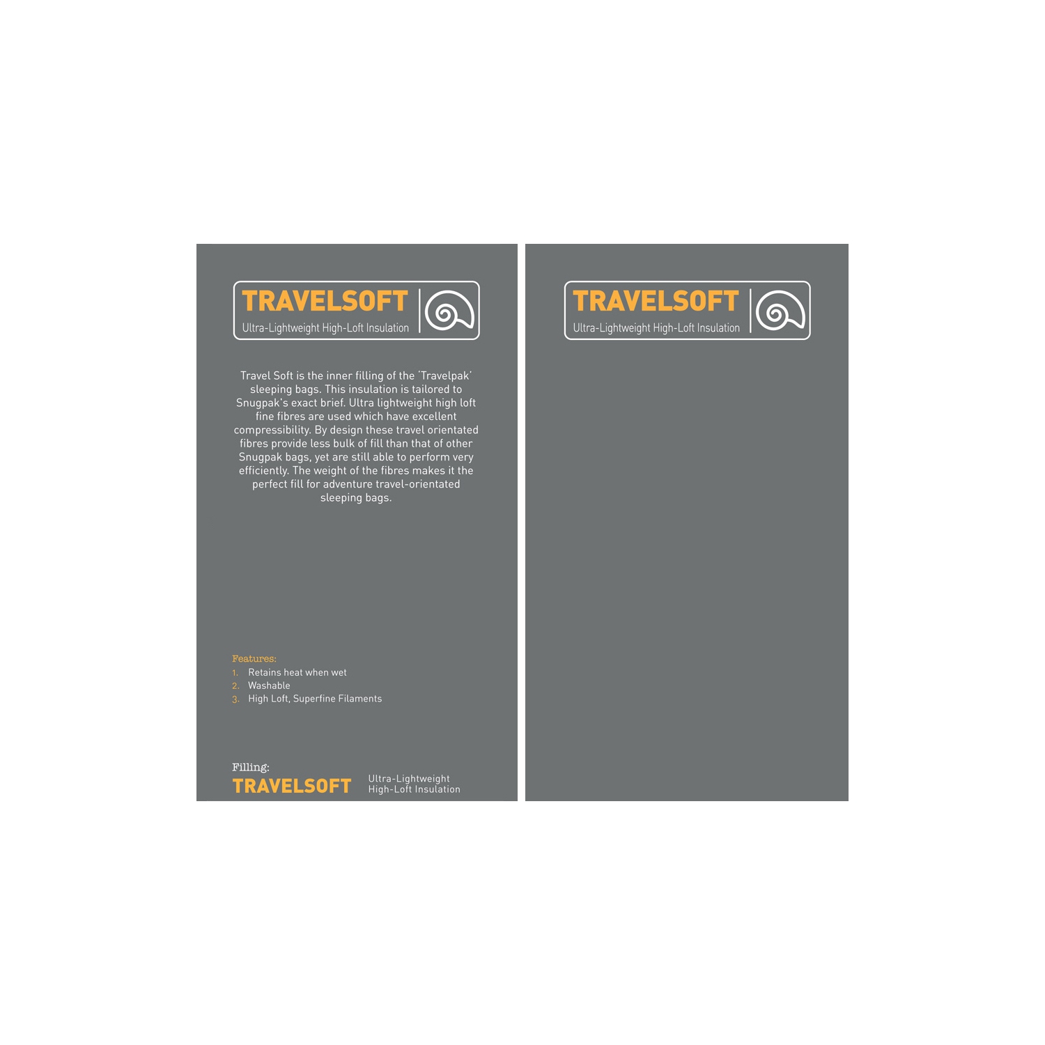 Snugpak TRAVELPAK TRAVELLER sleeping bag Built-in bug net & antibacterial fabric Envelope durable 3 season sleeping bag