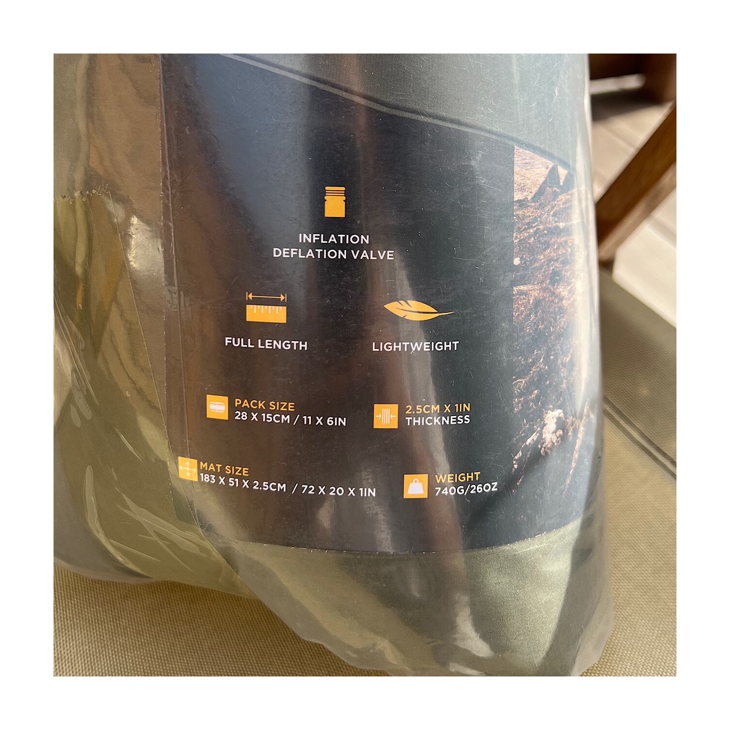 Tapis de couchage MAXI MAT auto-gonflant Snugpak BASECAMP OPS | serviette mince 1&nbsp;po 3 saisons