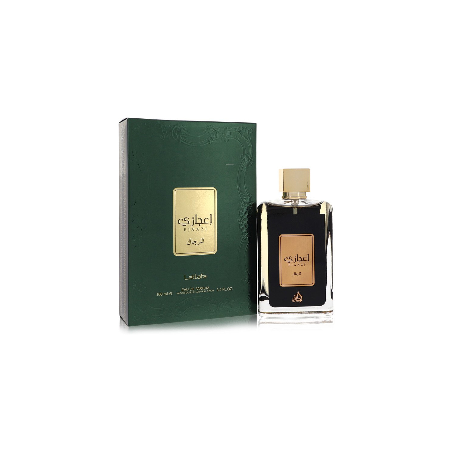 Lattafa Ejaazi by Lattafa Eau De Parfum Spray 3.4 oz for Men