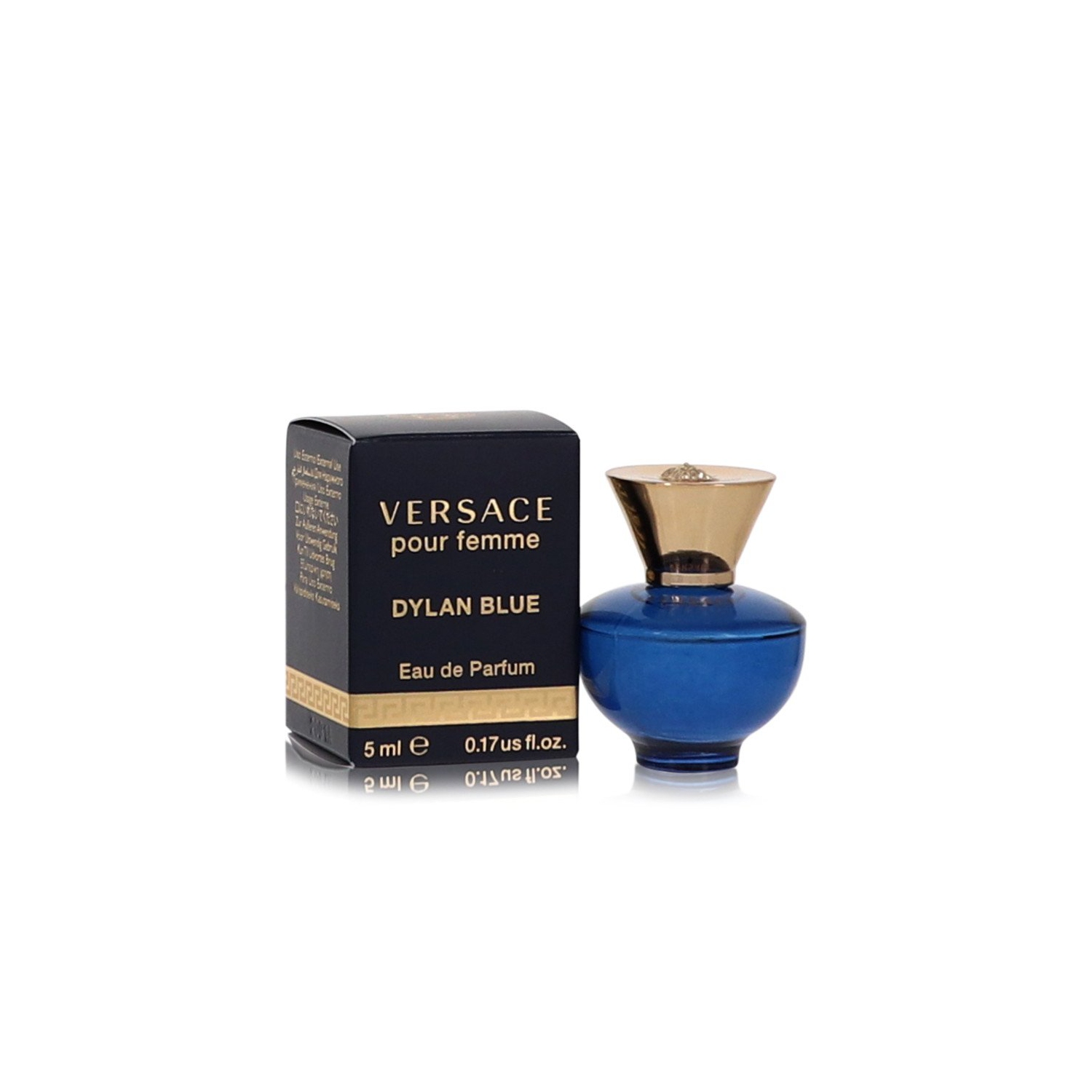 Versace Pour Femme Dylan Blue by Versace Mini EDP .17 oz for Women