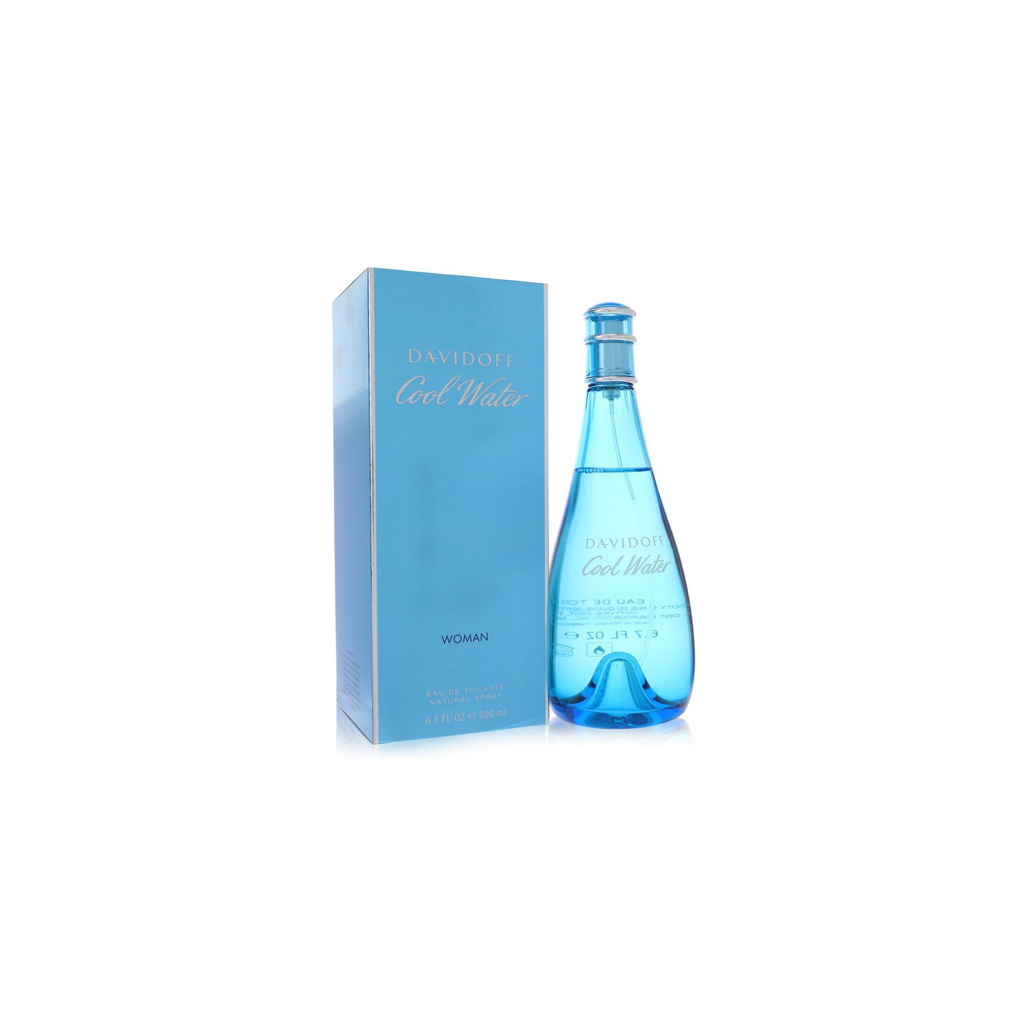 Cool Water by Davidoff Eau De Toilette Spray 6.7 oz for Women