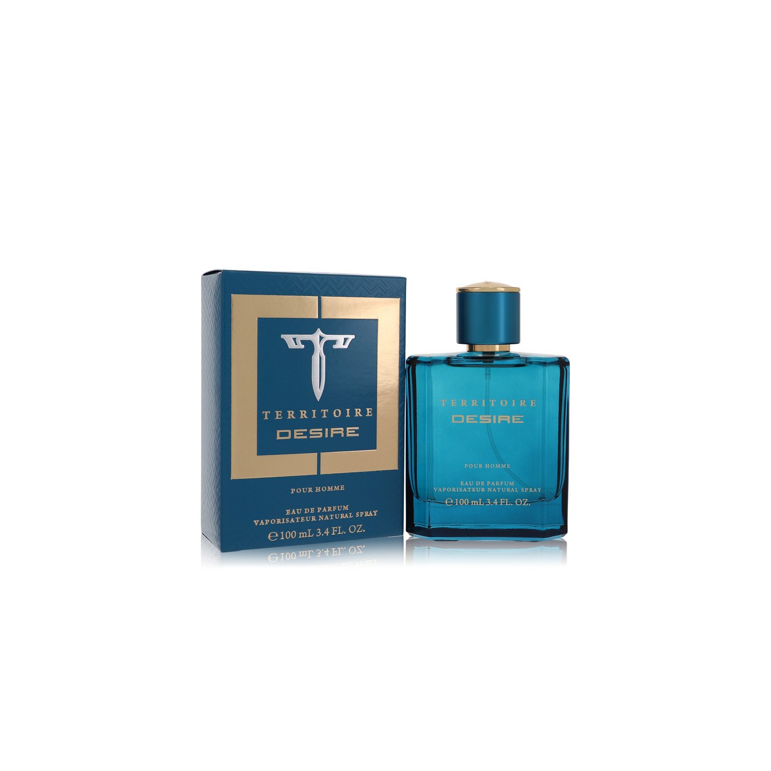 Territoire Desire by YZY Perfume Eau De Parfum Spray 3.4 oz for Men