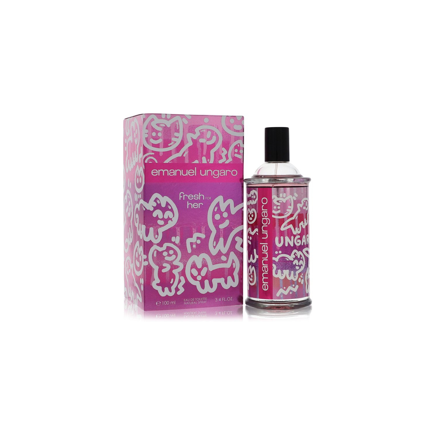 Emanuel Ungaro Fresh For Her by Ungaro Eau De Toilette Spray 3.4 oz for Women