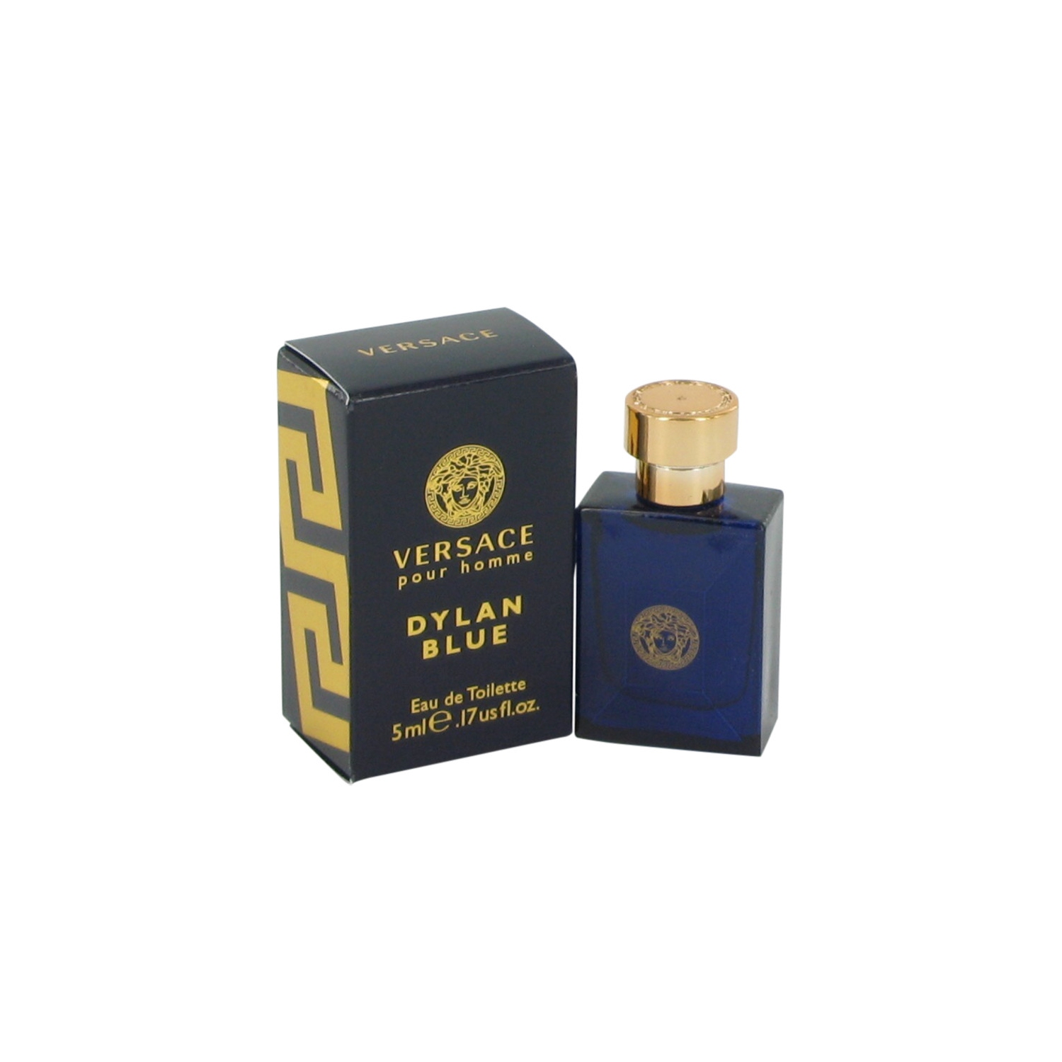 Versace Pour Homme Dylan Blue by Versace Mini EDT .17 oz for Men