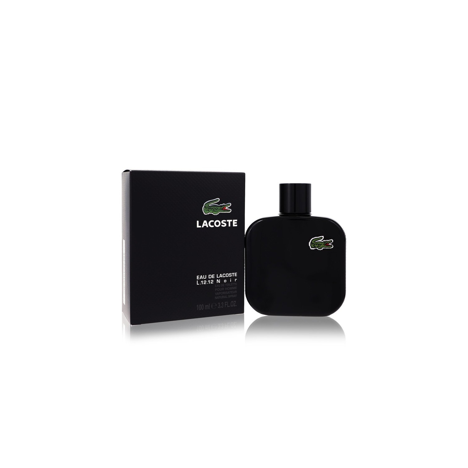 Lacoste Eau De Lacoste L.12.12 Noir by Lacoste Eau De Toilette Spray 3.4 oz for Men