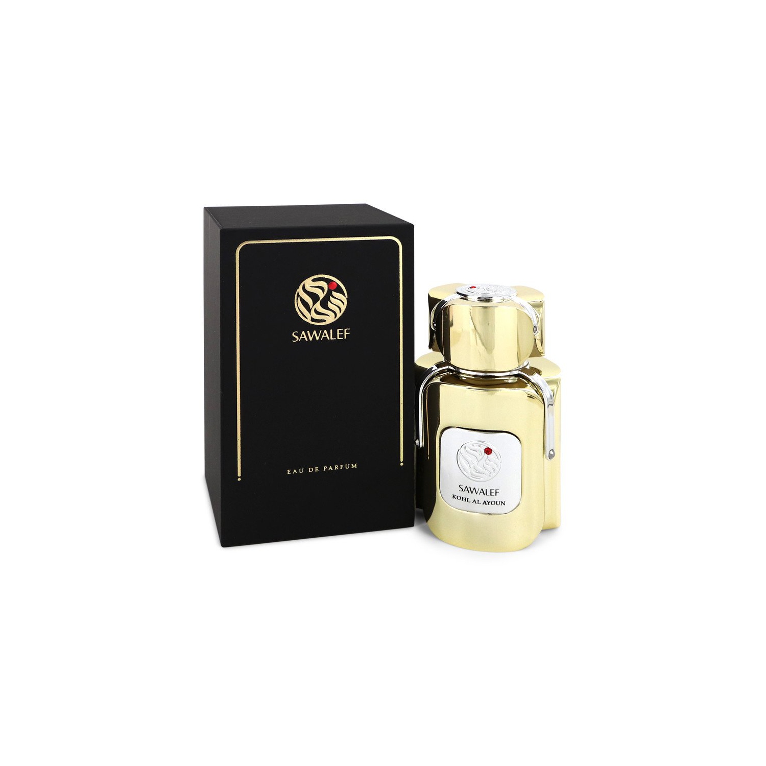 Kohl Al Ayoun by Sawalef Eau De Parfum Spray 3.4 oz for Women