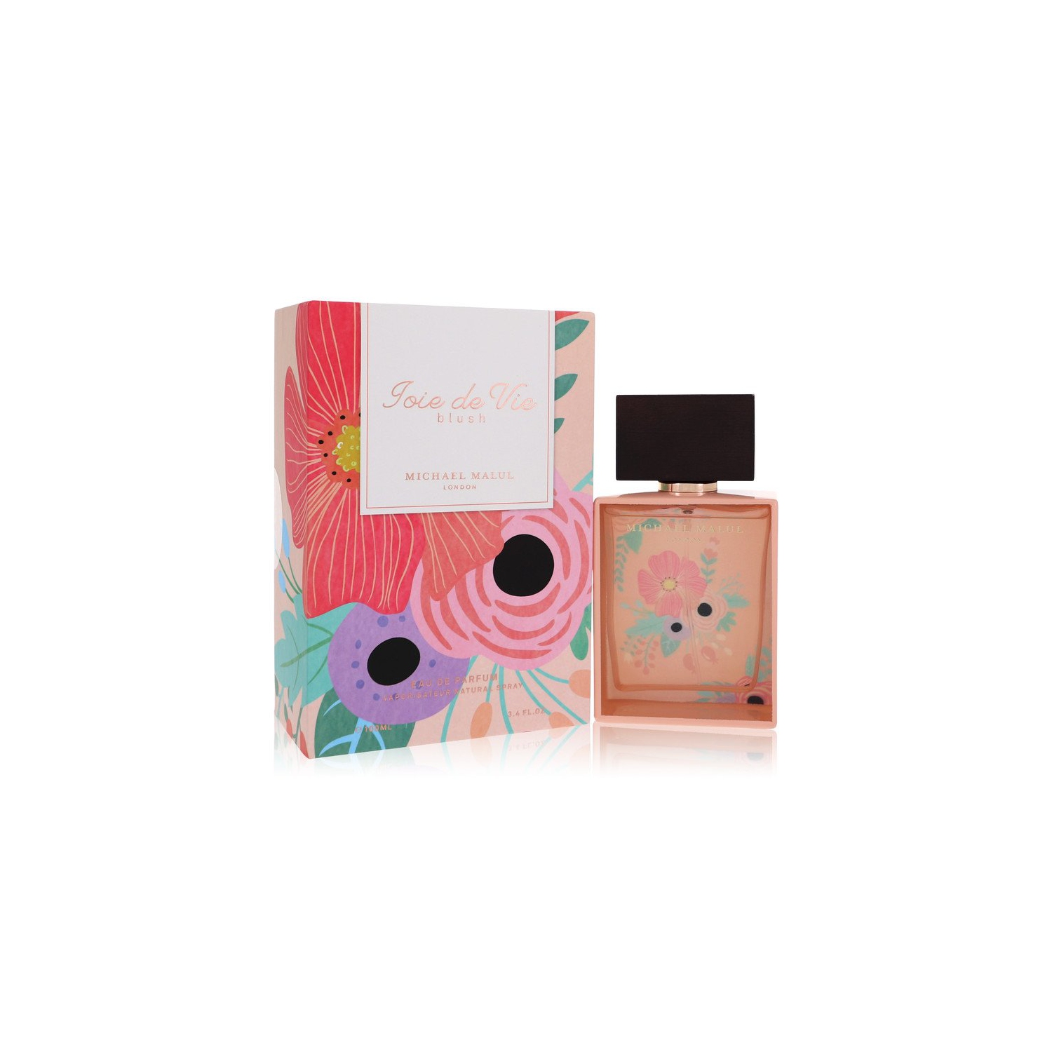 Joie De Vie Blush by Michael Malul Eau De Parfum Spray 3.4 oz for