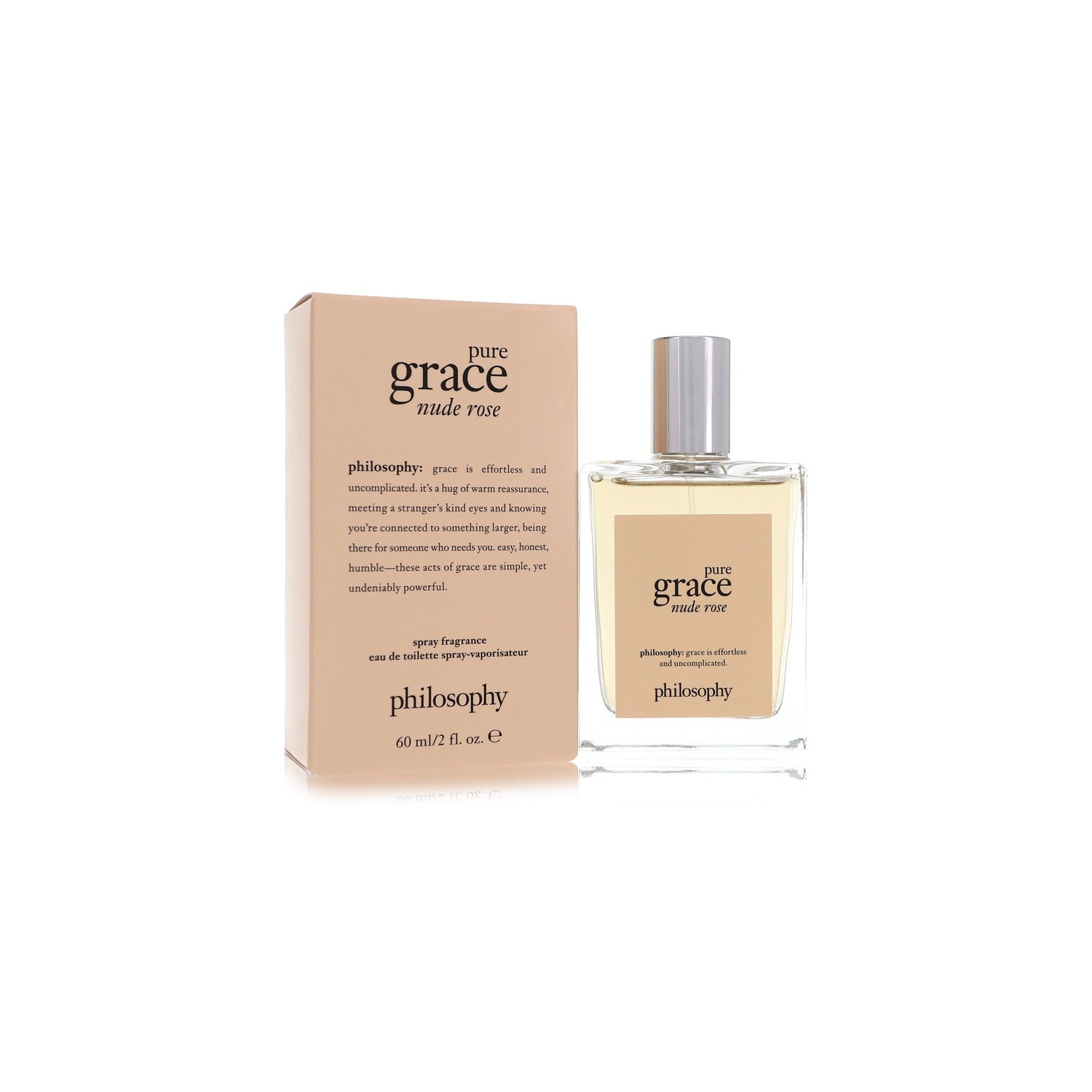 Pure Grace Nude Rose by Philosophy Eau De Toilette Spray 2 oz for Women
