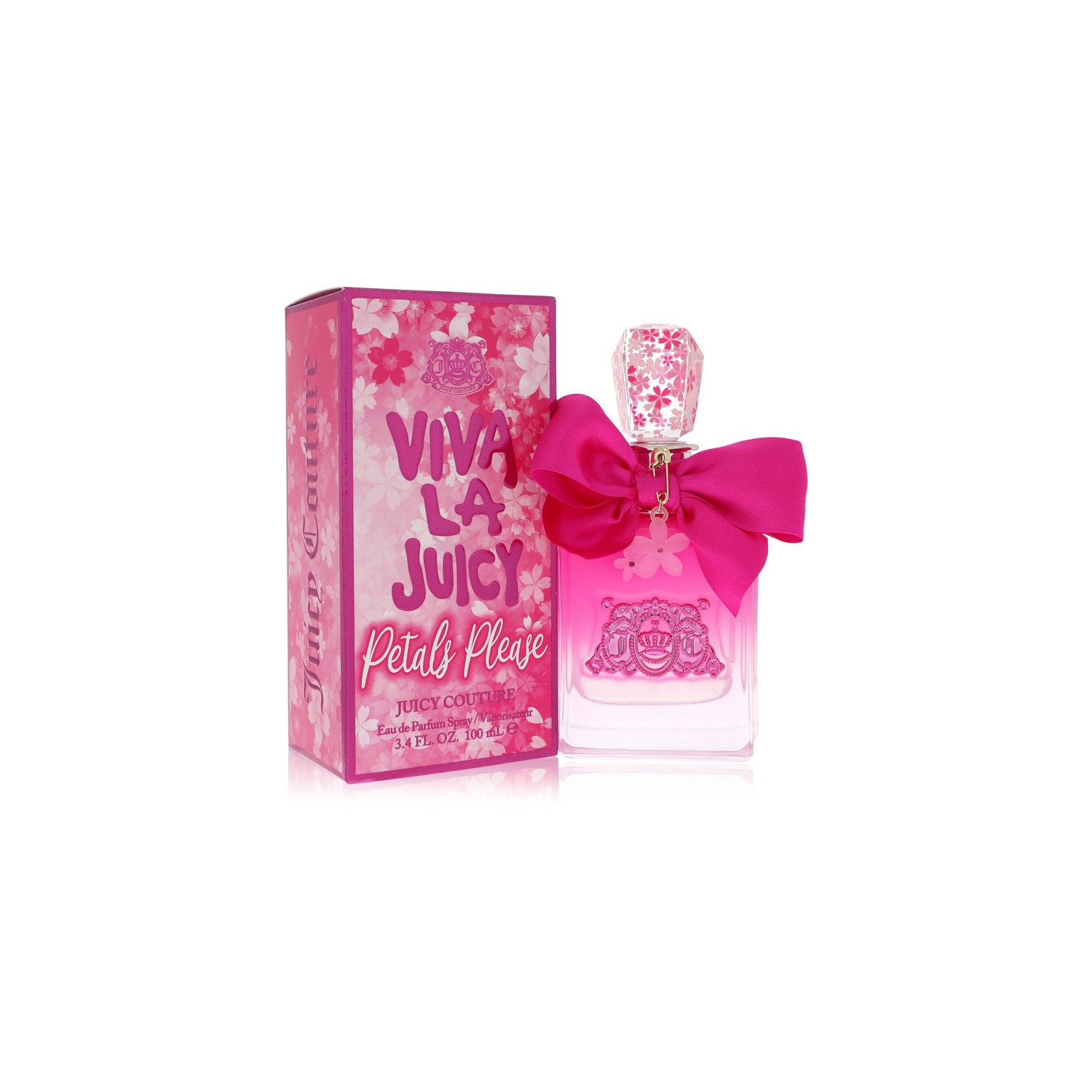 Viva La Juicy Petals Please by Juicy Couture Eau De Parfum Spray 3.4 oz for Women