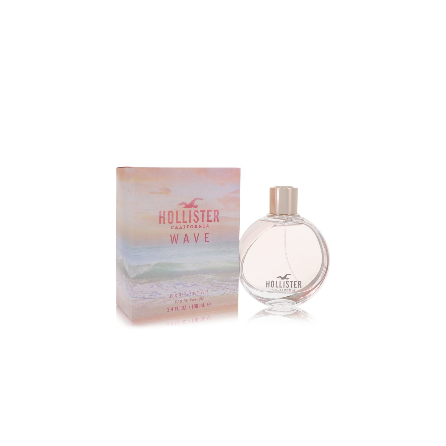  Hollister Wave Women Eau De Parfum, 3.4 Ounce