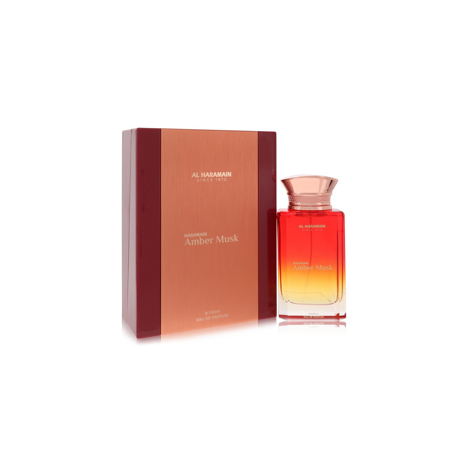 Al Haramain Amber Musk by Al Haramain Eau De Parfum Spray 3.3 oz for Men