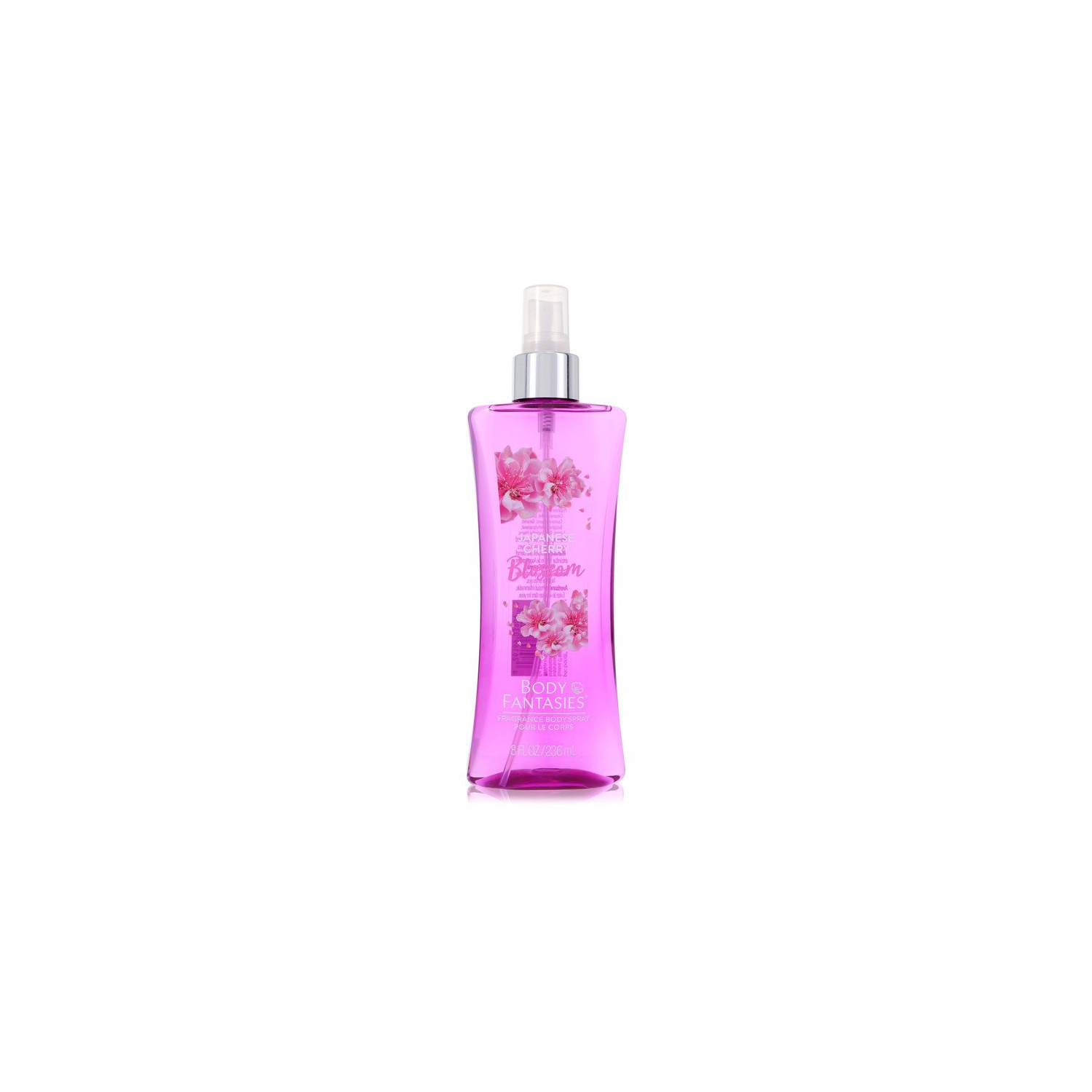 Body Fantasies Signature Japanese Cherry Blossom by Parfums De Coeur Body Spray 8 oz for Women