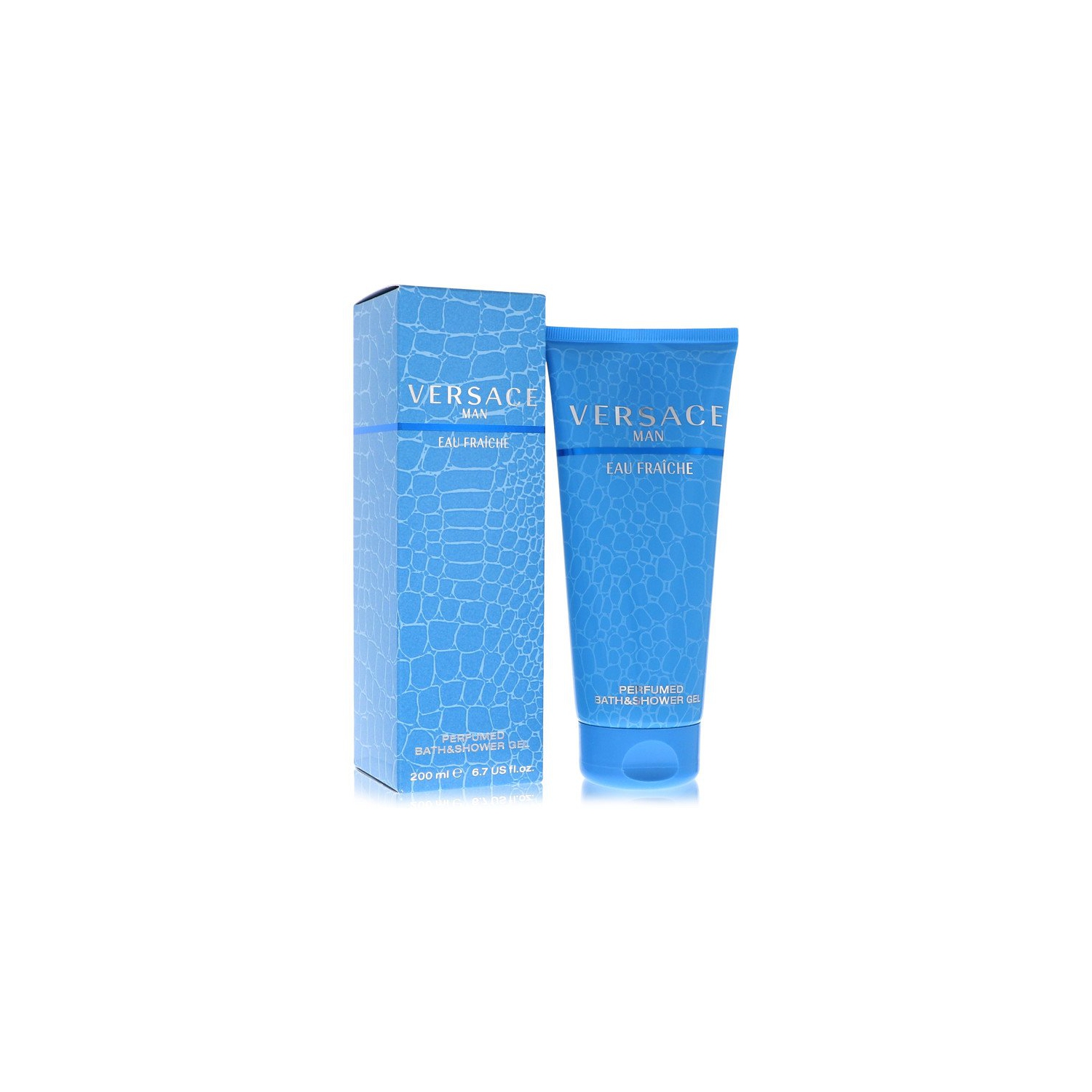Gel douche Versace Man by Versace eau fraîche 6,7&nbsp;oz pour hommes