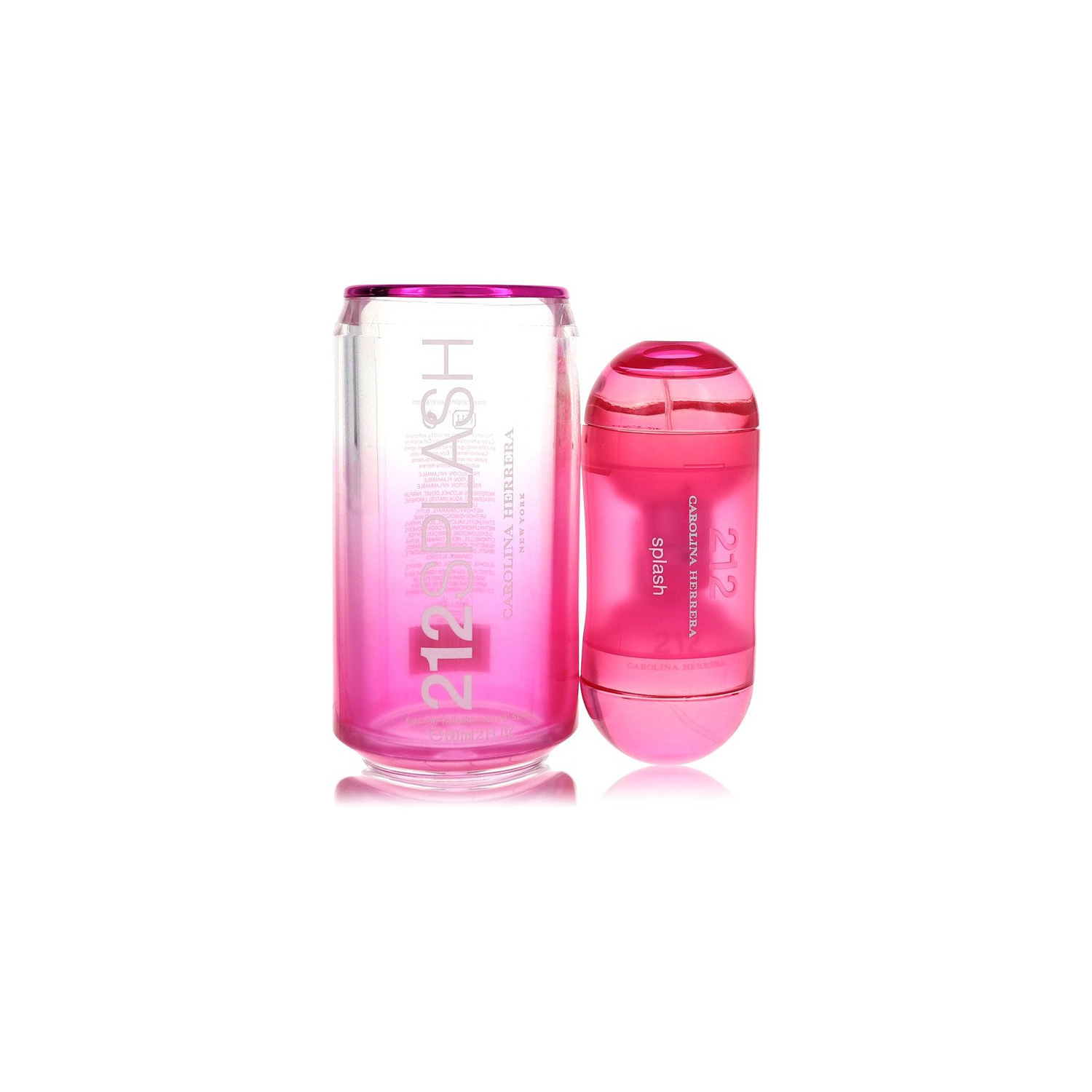 212 Splash by Carolina Herrera Eau De Toilette Spray (Pink) 2 oz for Women