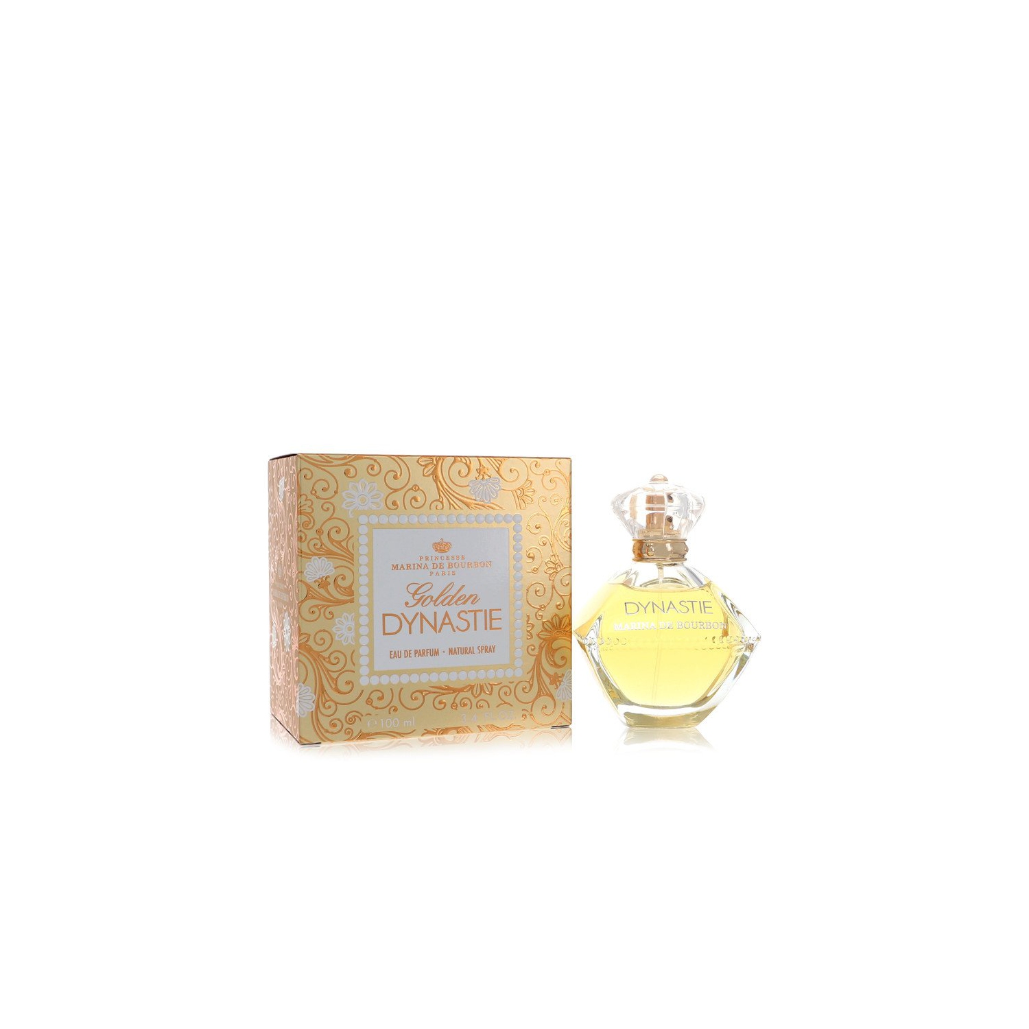 Golden Dynastie by Marina De Bourbon Eau De Parfum Spray 3.4 oz for Women
