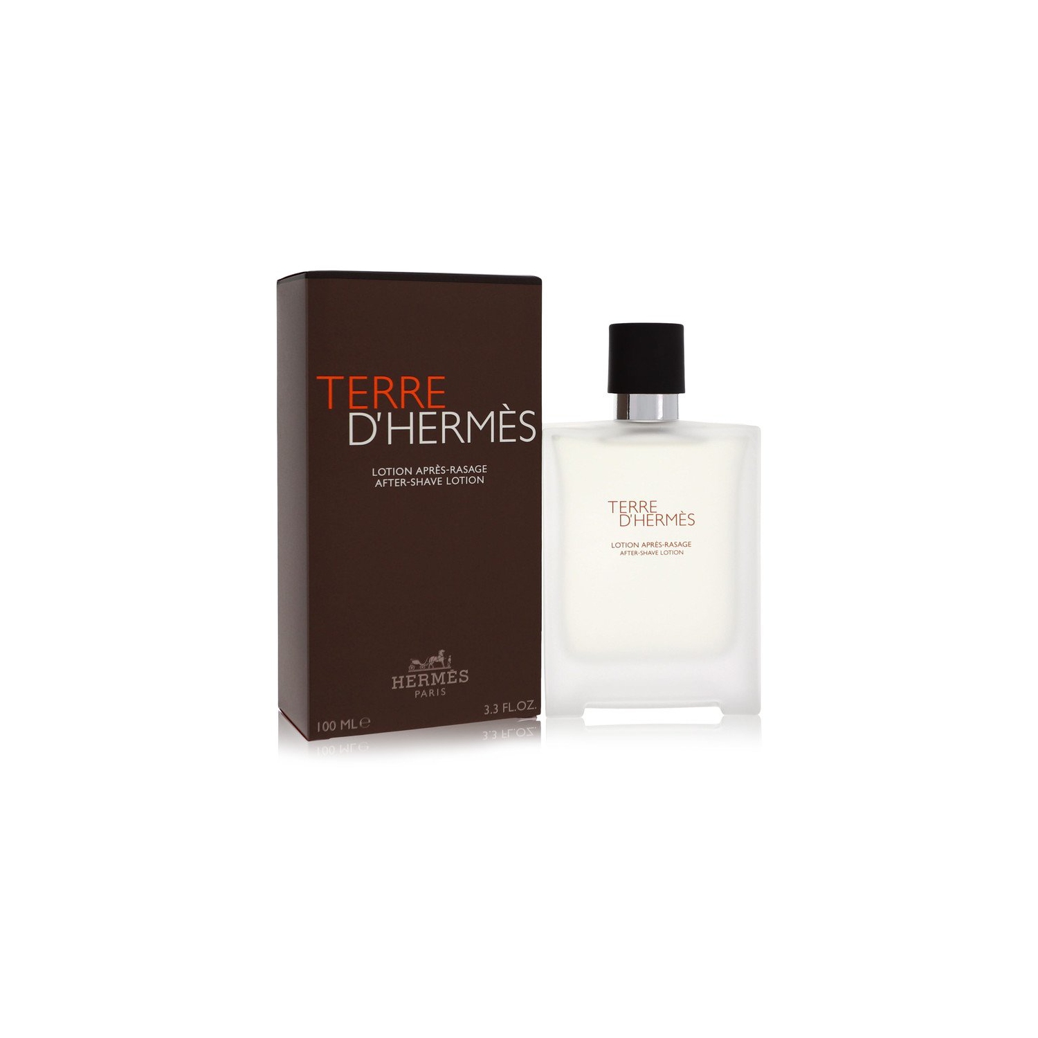Lotion après-rasage Terre d'Hermes pour hommes 3,4&nbsp;oz