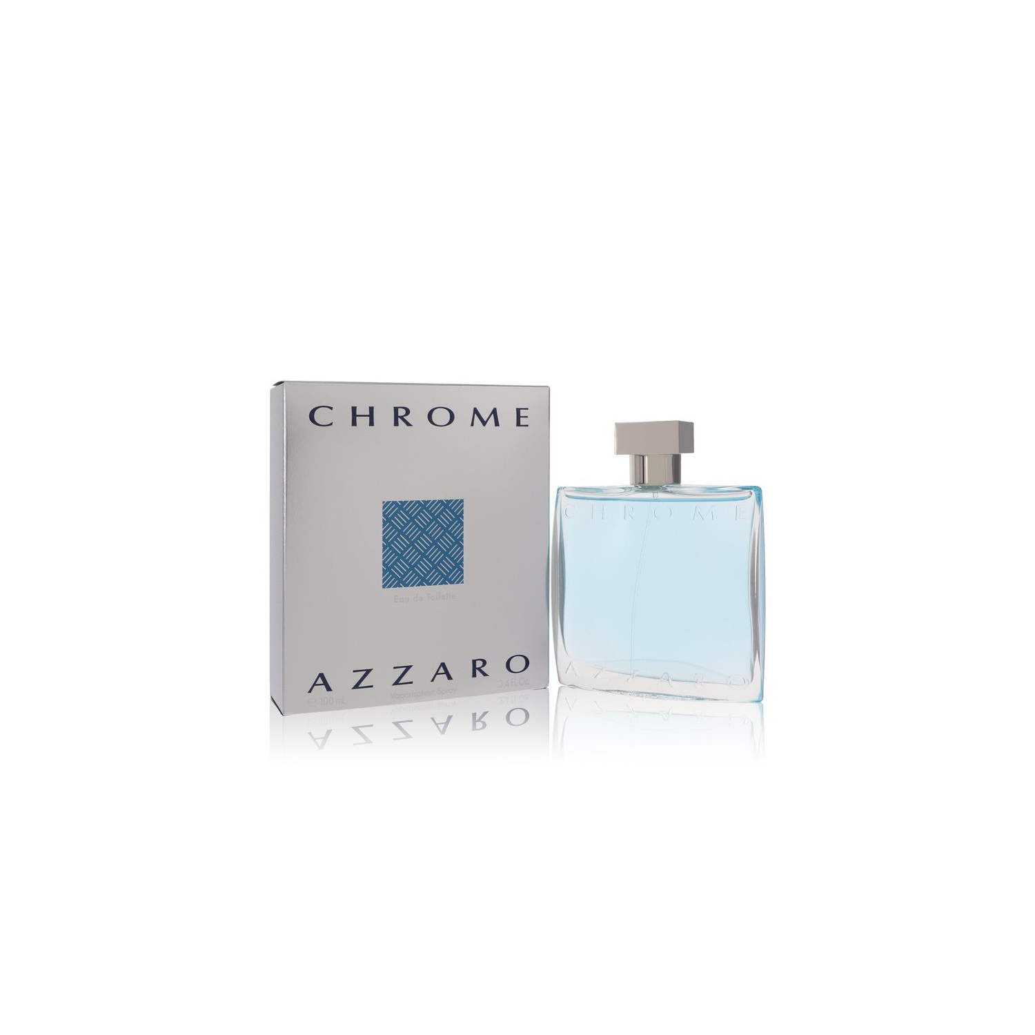 Chrome by Azzaro Eau De Toilette Spray 3.4 oz for Men
