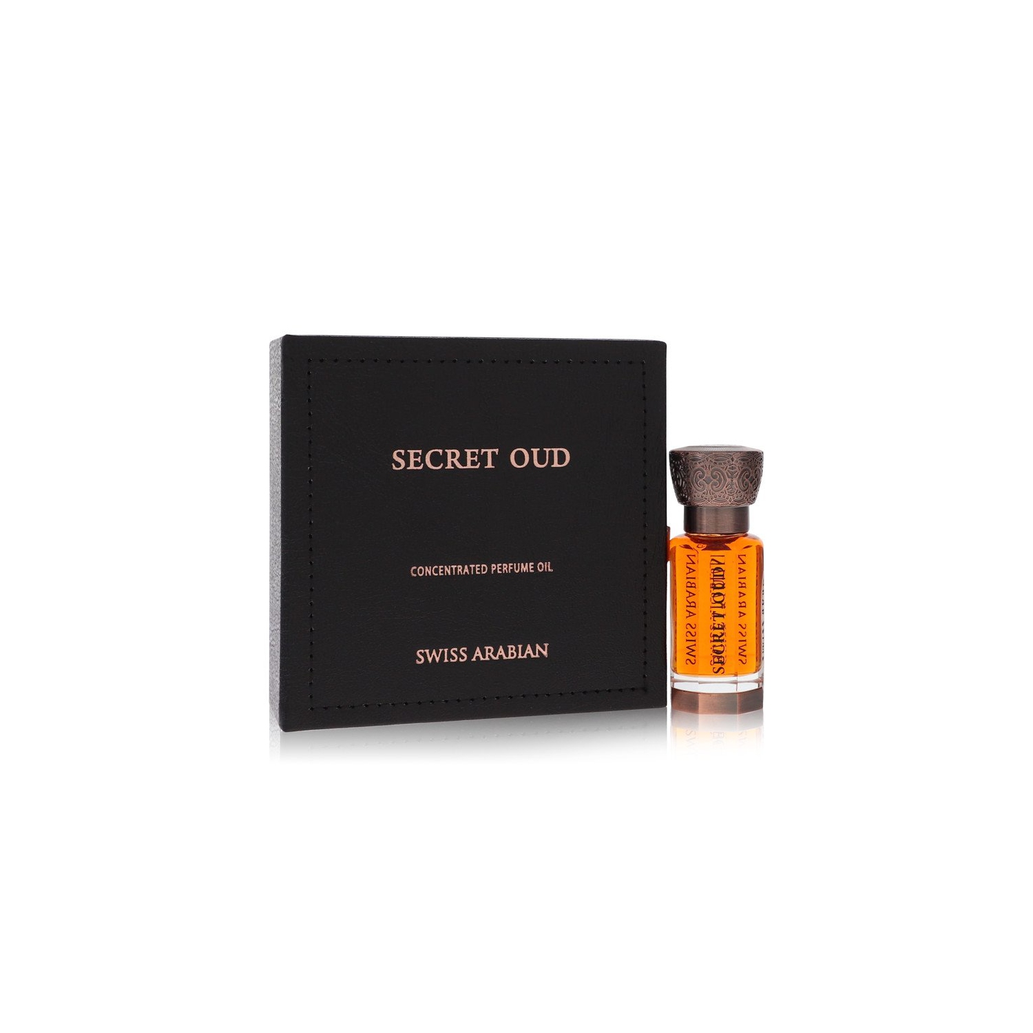 Swiss Arabian Secret Oud by Swiss Arabian Concentrated Perfume Oil (Unisex) .4 oz for Men