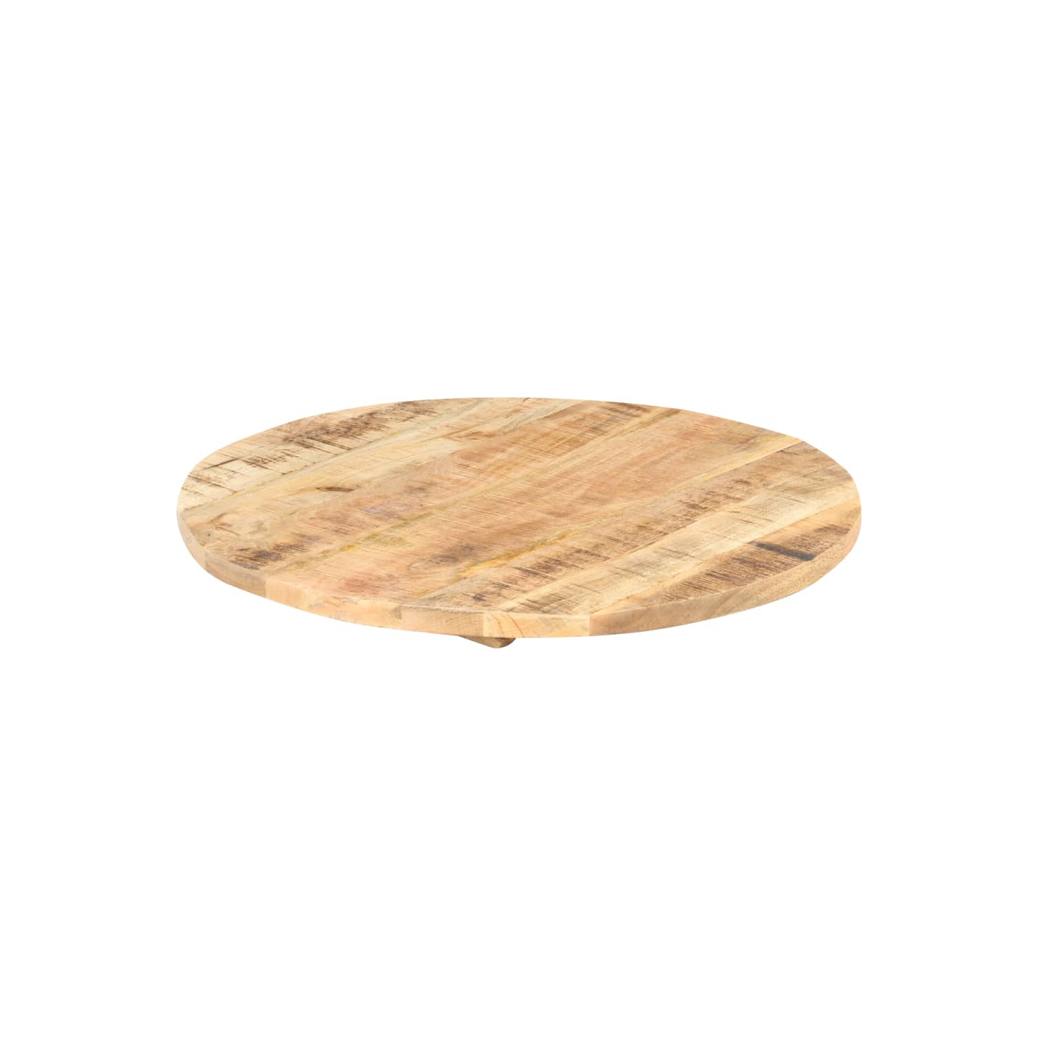 vidaXL Table Top Solid Mango Wood Round 25-27 mm 80 cm
