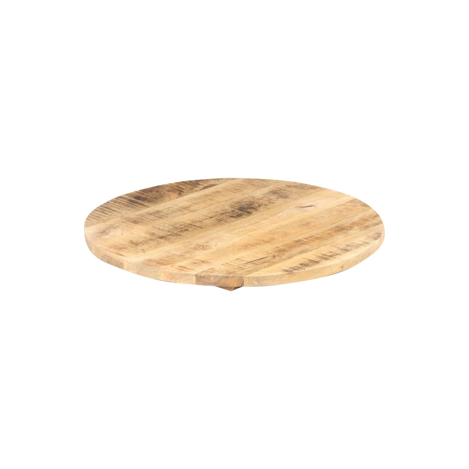 vidaXL Table Top Solid Mango Wood Round 25-27 mm 80 cm