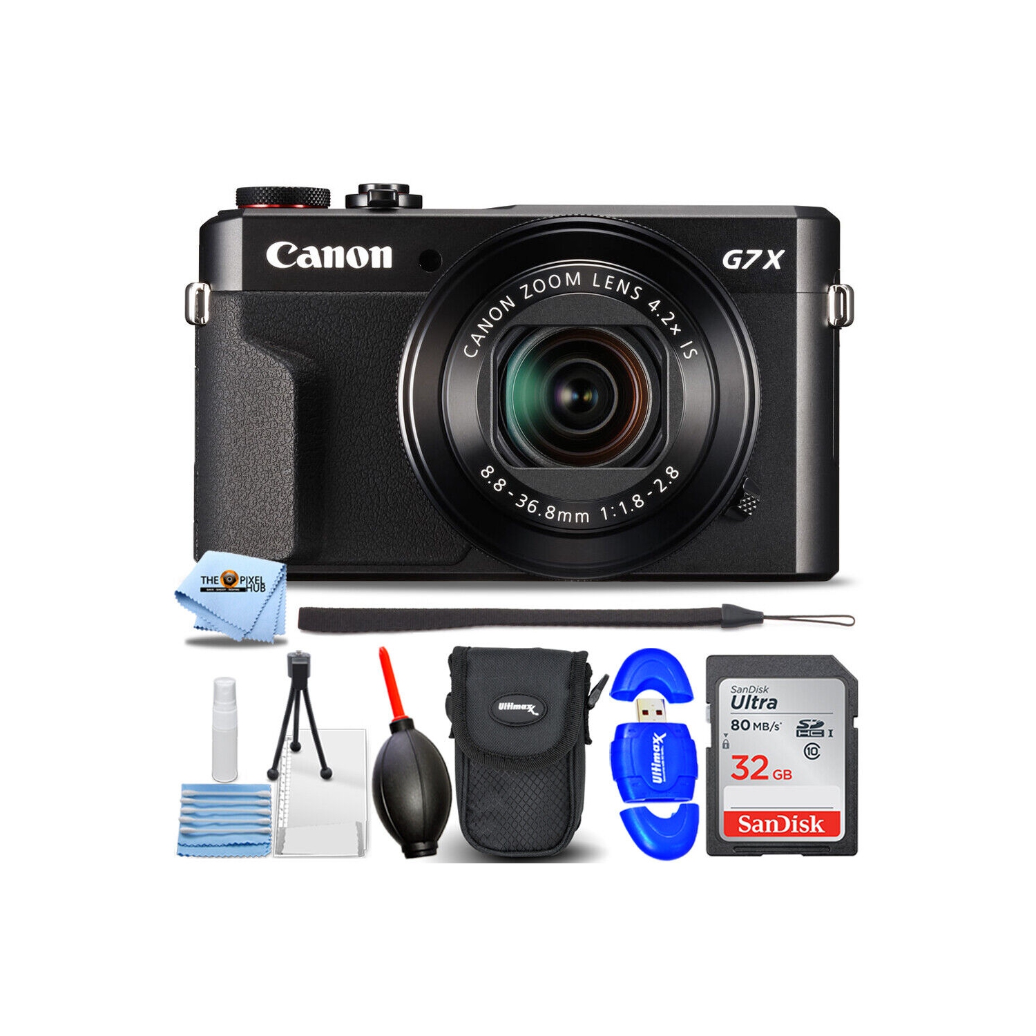 Canon PowerShot G7 X Mark II Digital Camera 1066C001 - Essential