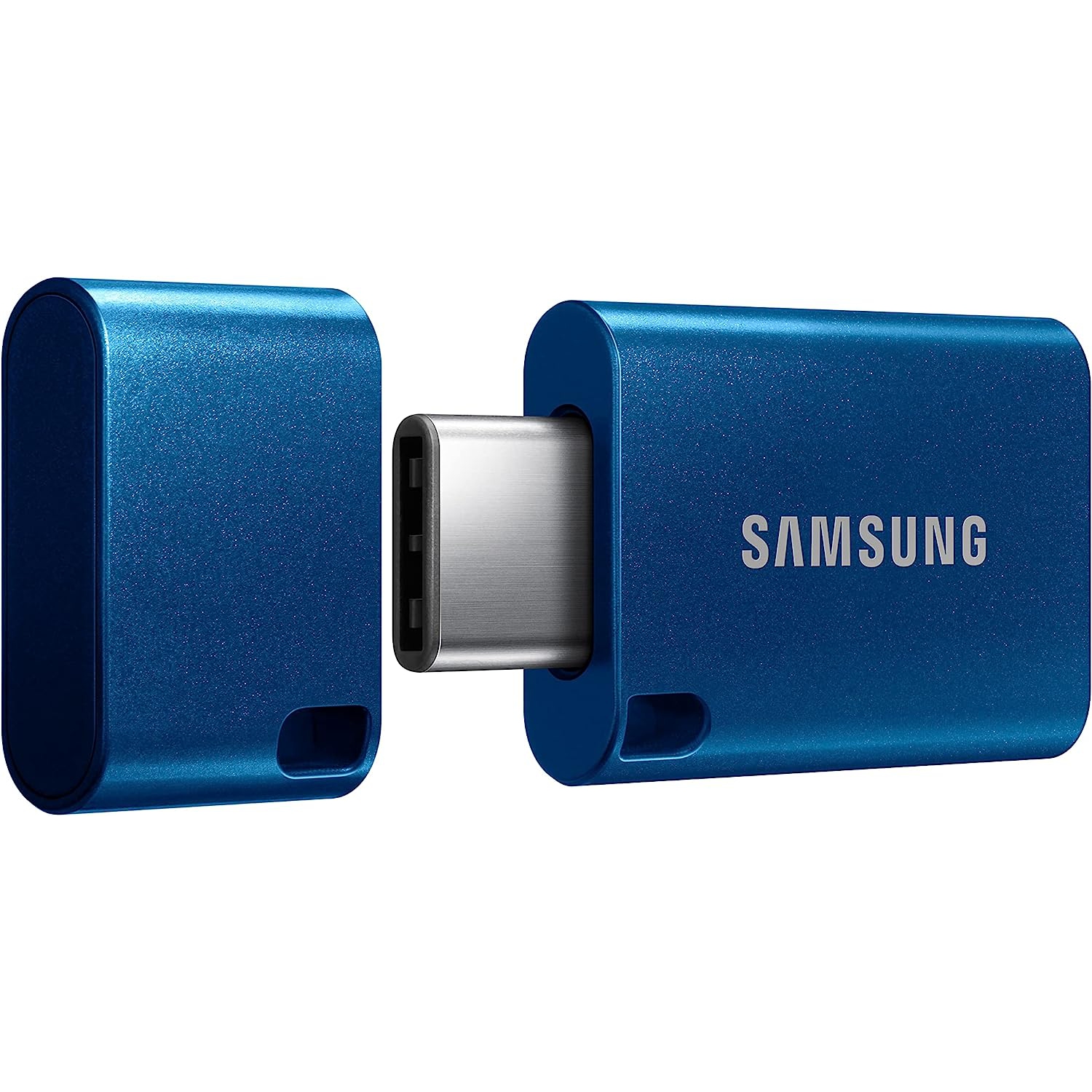 SAMSUNG Type-C™ USB Flash Drive, 256GB, Transfers 4GB Files in 11 Secs w/Up to 400MB/s 3.13 Read Speeds, Compatible w/USB 3.0/2.0, Waterproof, 2022,Blue
