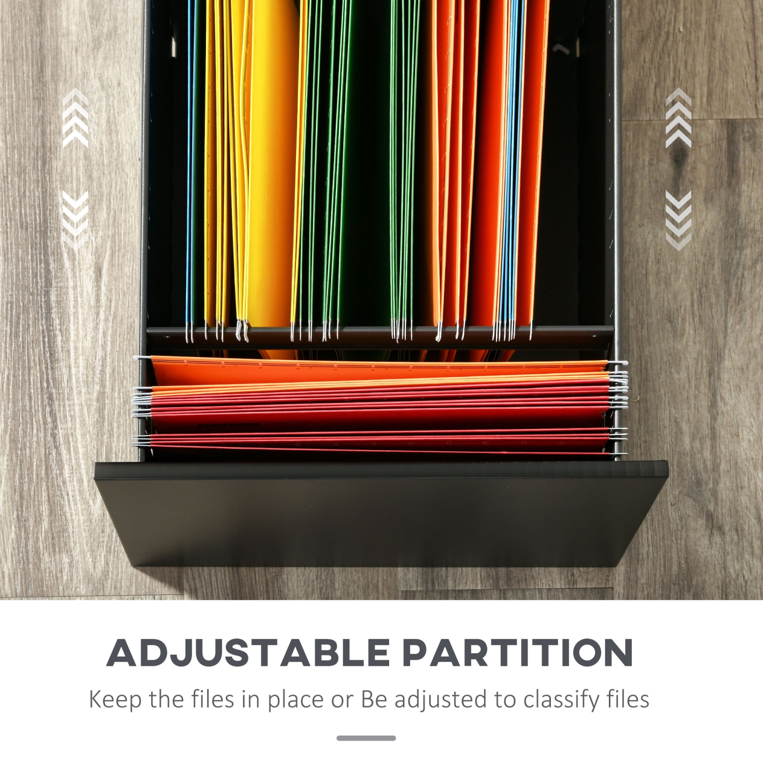 Vinsetto Vertical Filing Cabinet with 2 Drawers, Lock and Wheels, Under Desk Mobile File Cabinet for Legal, A4, Letter Size, Steel Frame for Home