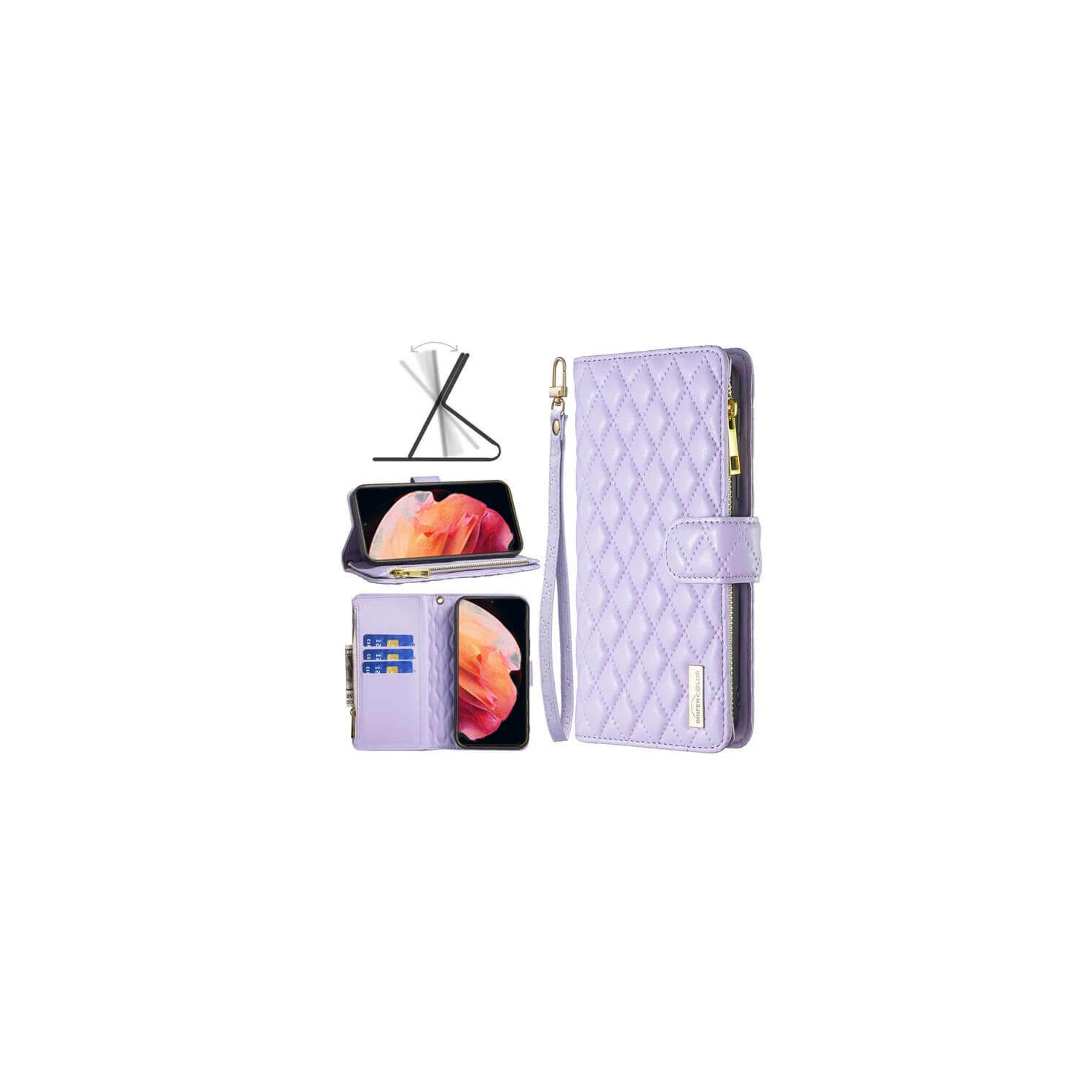 Étui-portefeuille Smart View de Samsung pour Galaxy S23 - Violet