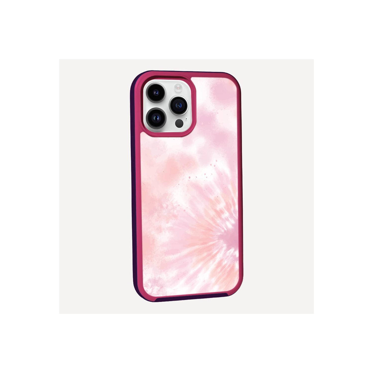MagSafe iPhone 13 Pro Pink Tie Dye Case