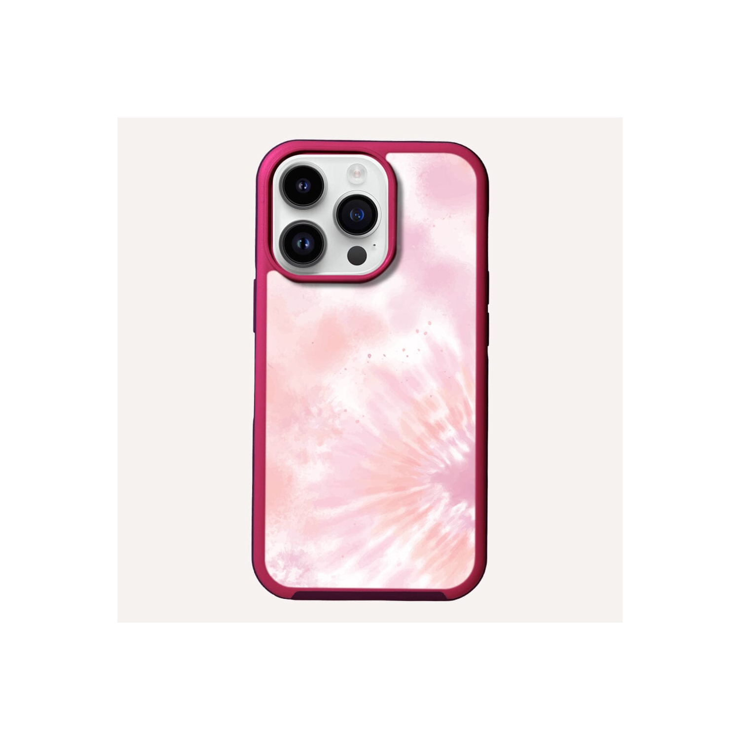 MagSafe iPhone 13 Pro Pink Tie Dye Case